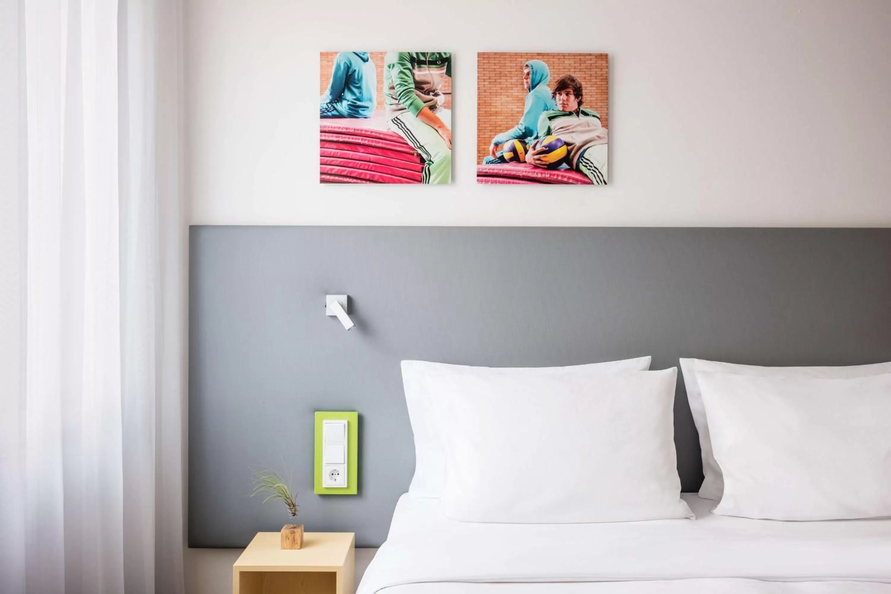 Bedroom, Bed in Lindner Hotel Frankfurt Sportpark, part of JdV by Hyatt