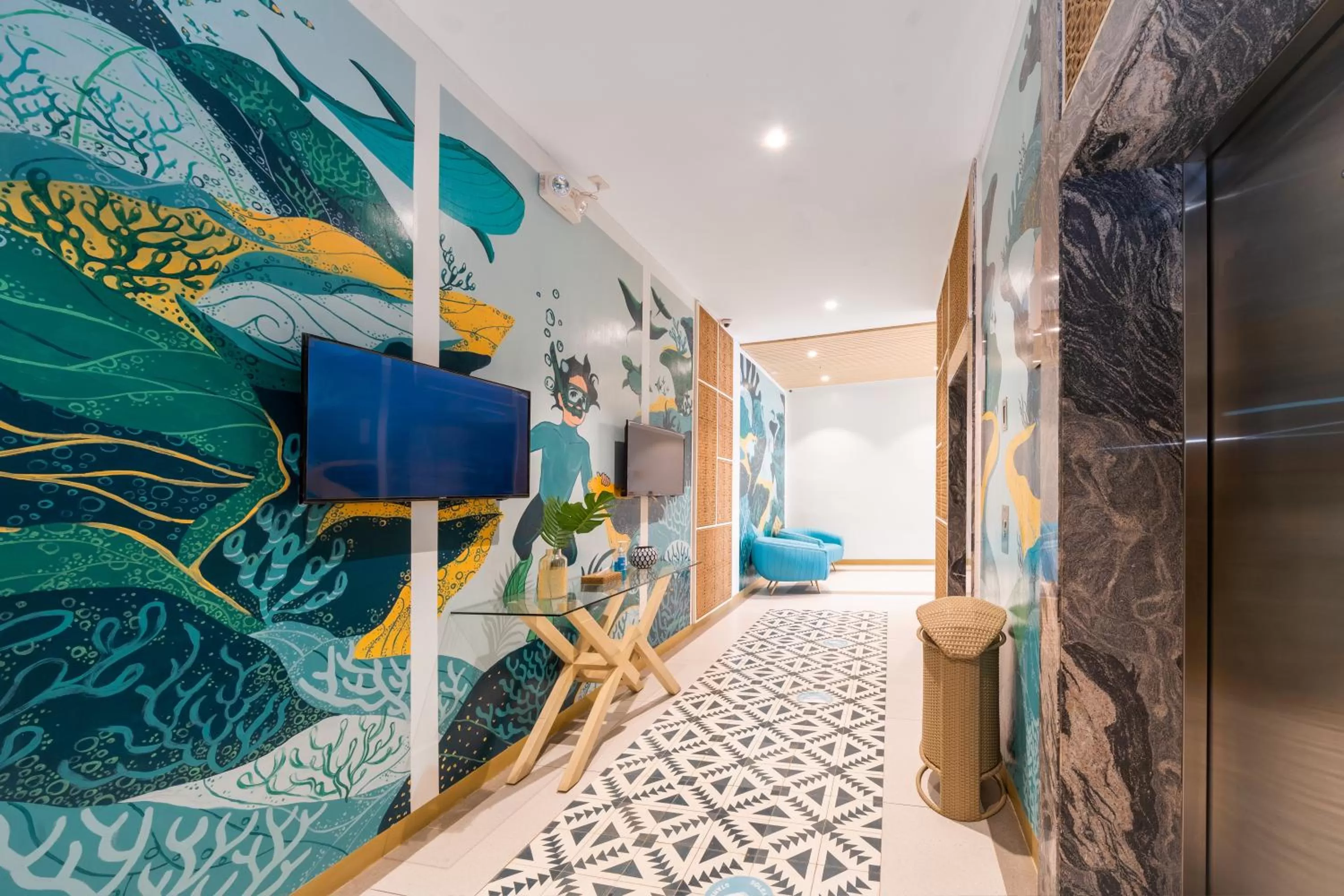 Lobby or reception, Bed in Solea Coast Resort Panglao