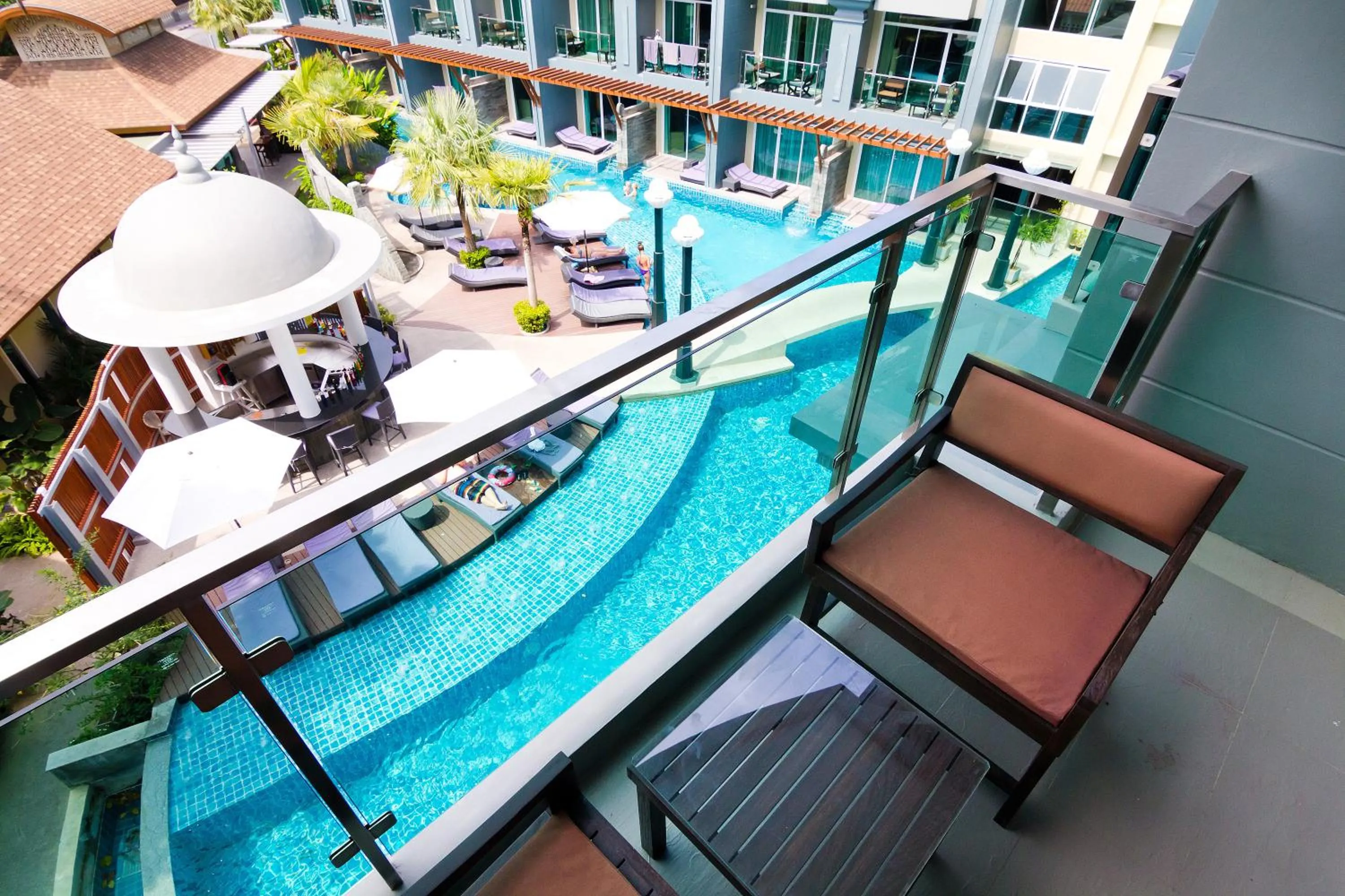 Balcony/Terrace in Ramaburin Resort Patong - SHA Extra Plus