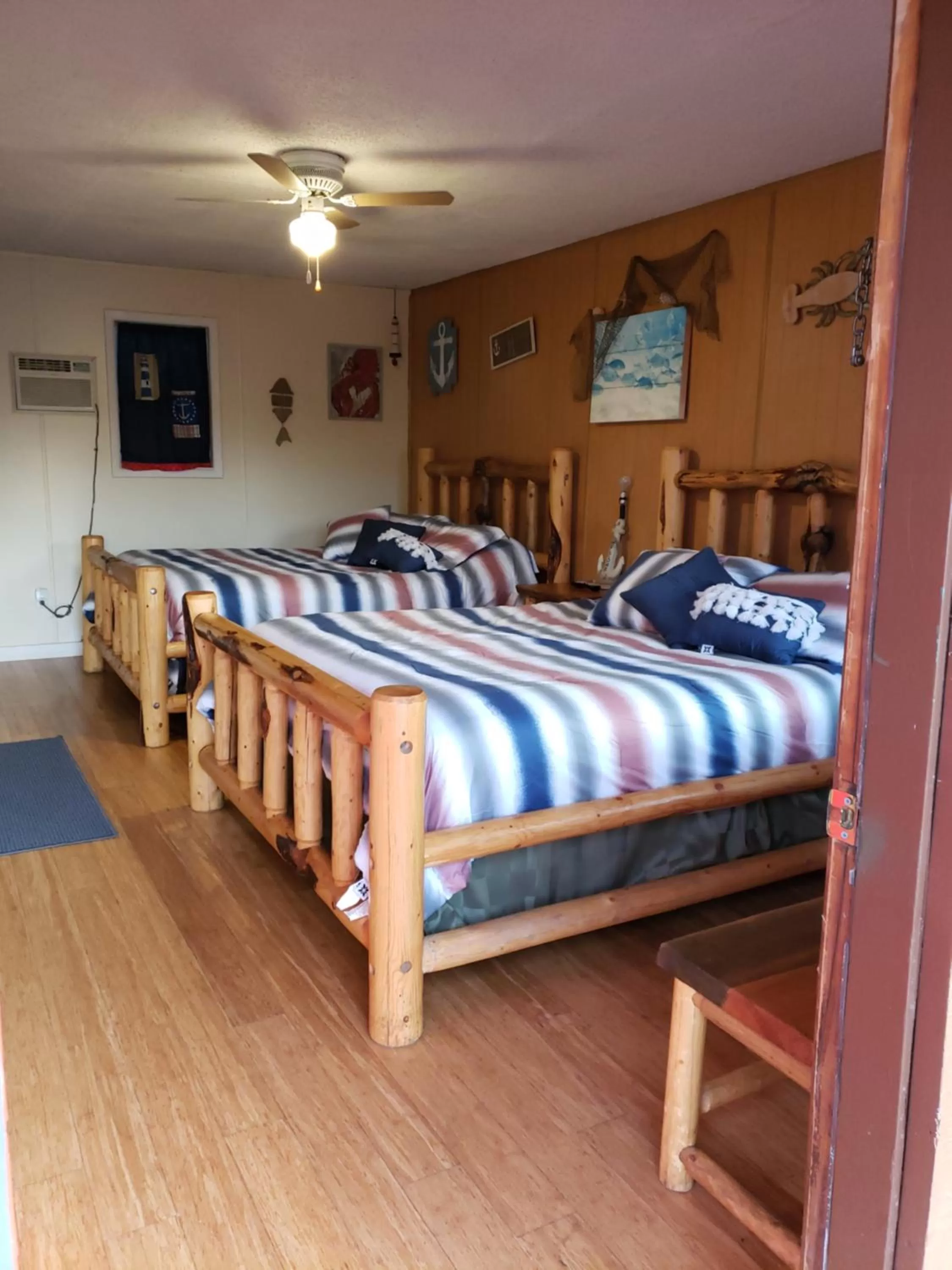 Bed in CRESCENT MOON MOTEL