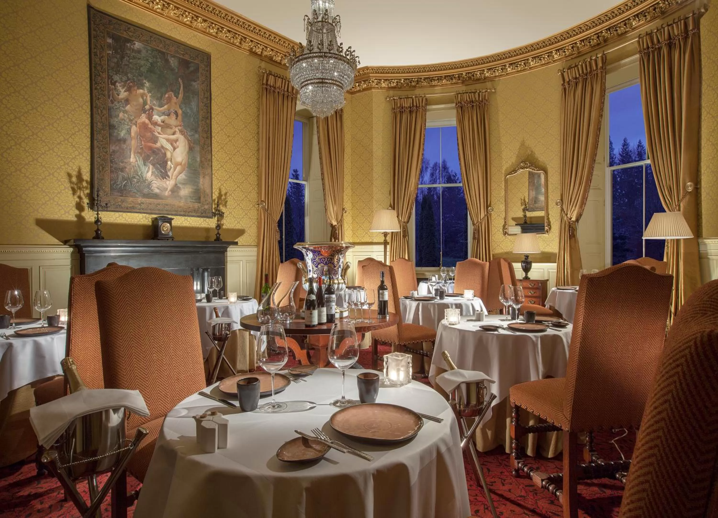 Restaurant/places to eat in Crossbasket Castle, Hotel & Restaurant