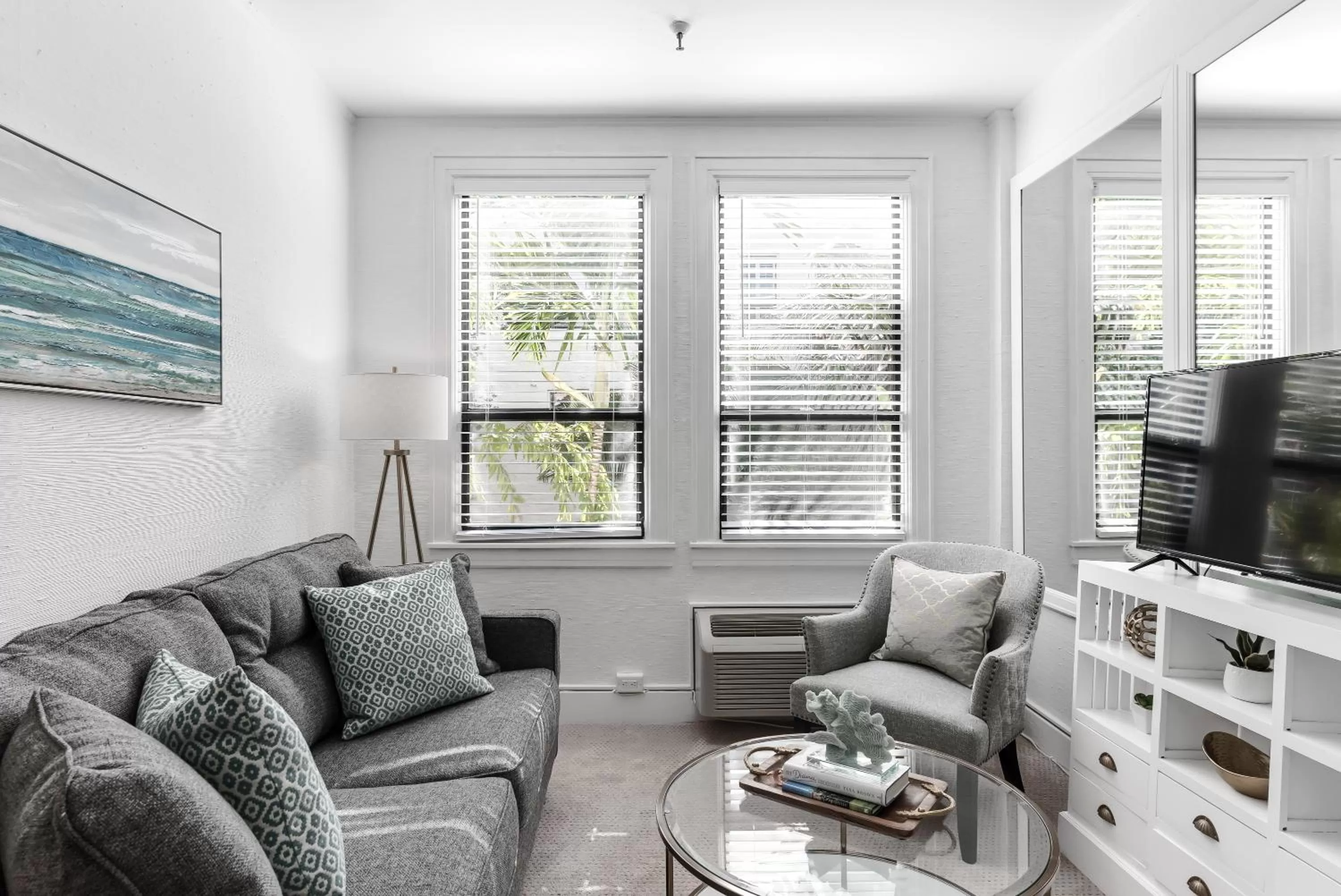 Living room in Tropicals of Palm Beach