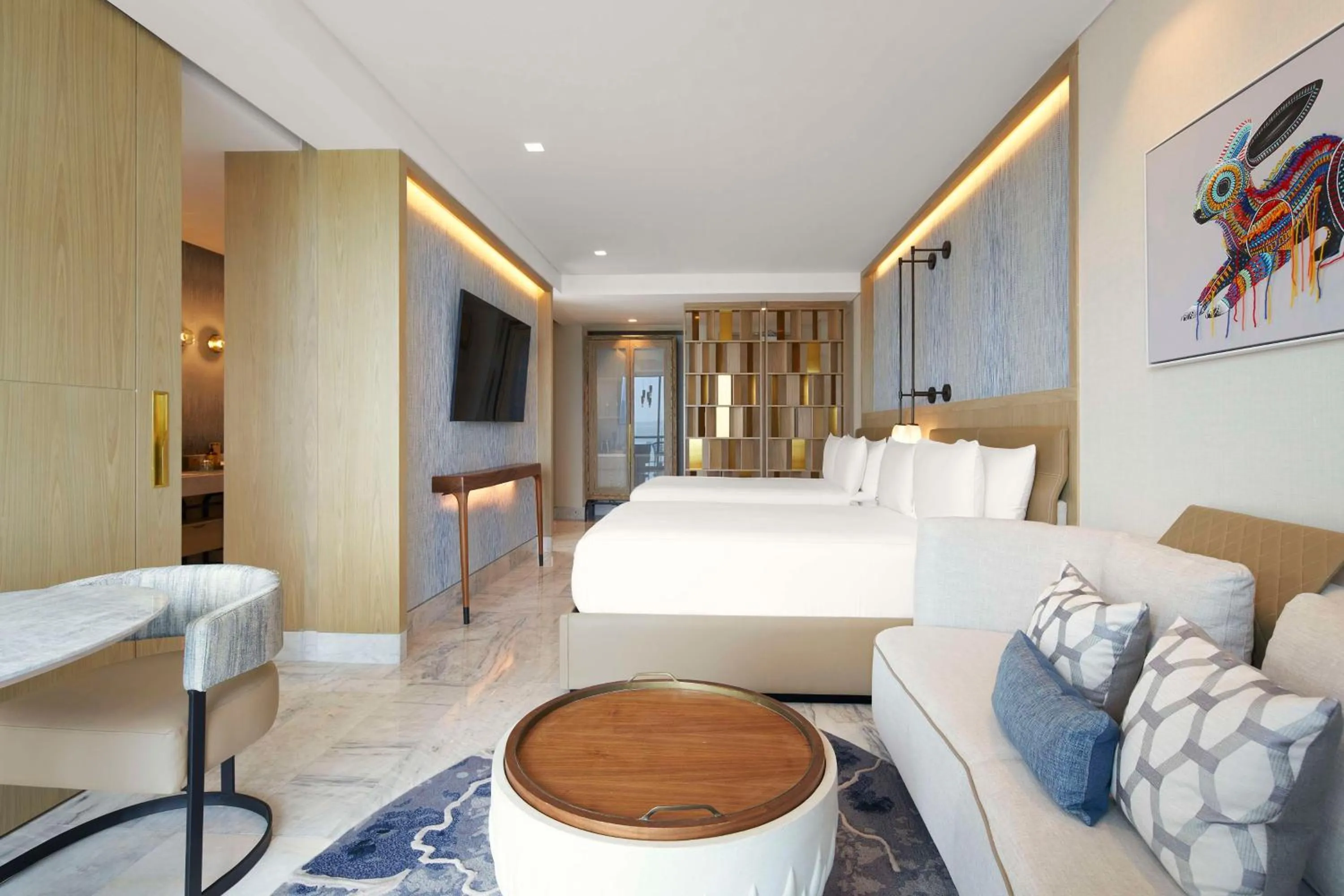 Photo of the whole room, Bed in Waldorf Astoria Riviera Maya