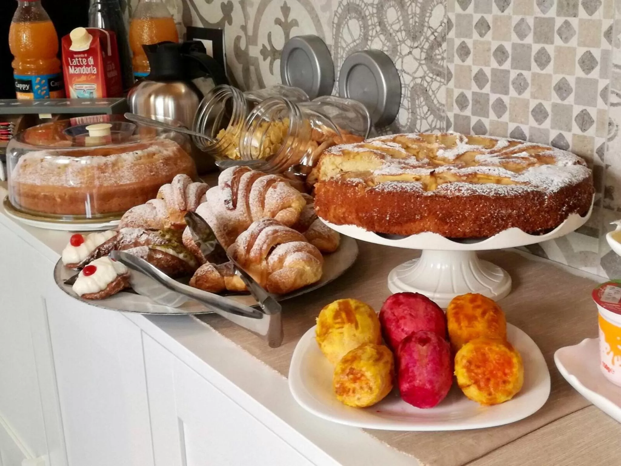 Italian breakfast in B&B Donna Teresa