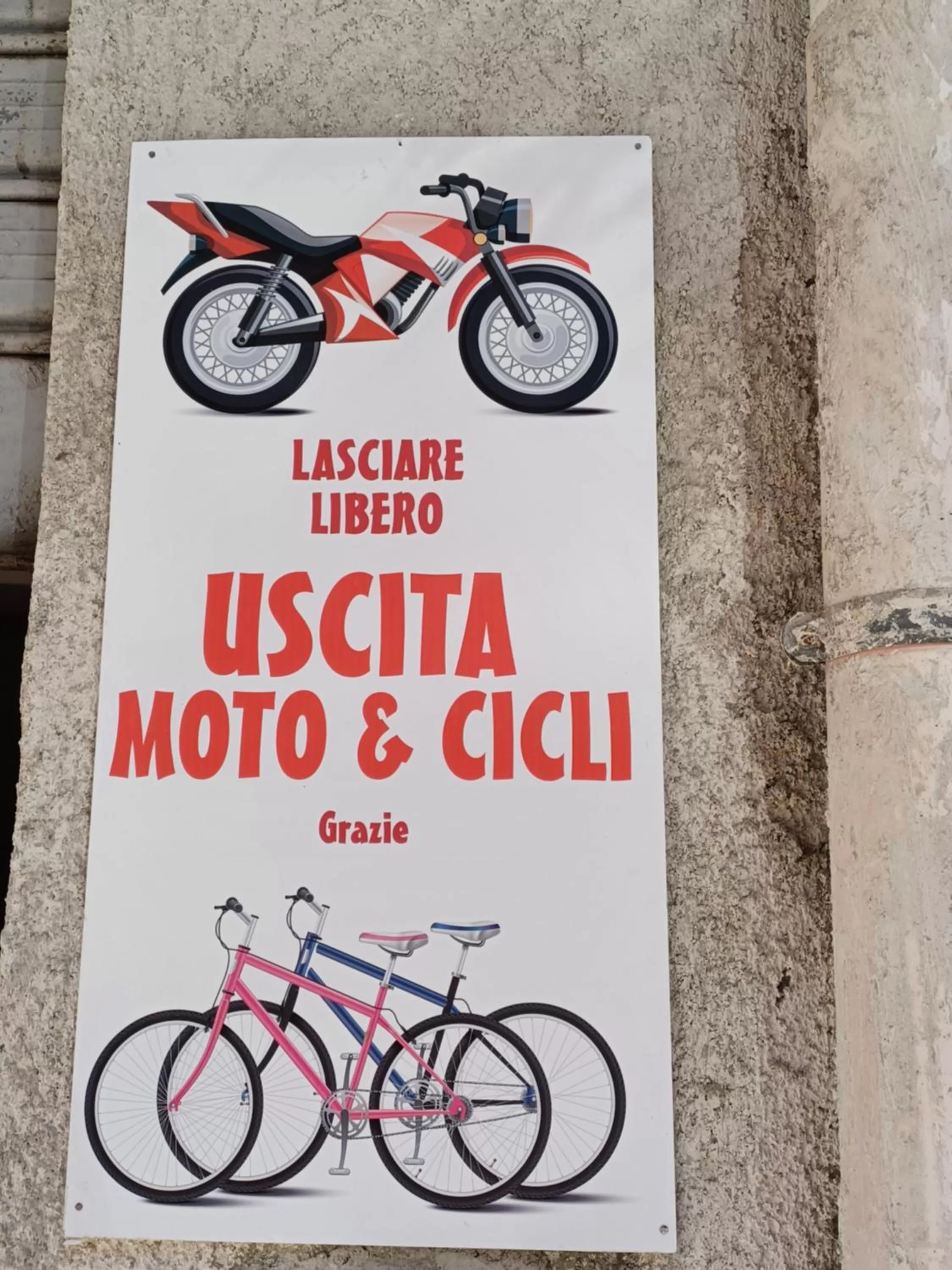 Parking, Property Logo/Sign in Nostra Casa suite