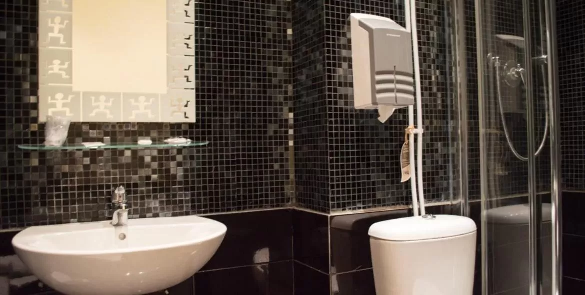 Shower in Guerrini Hotel