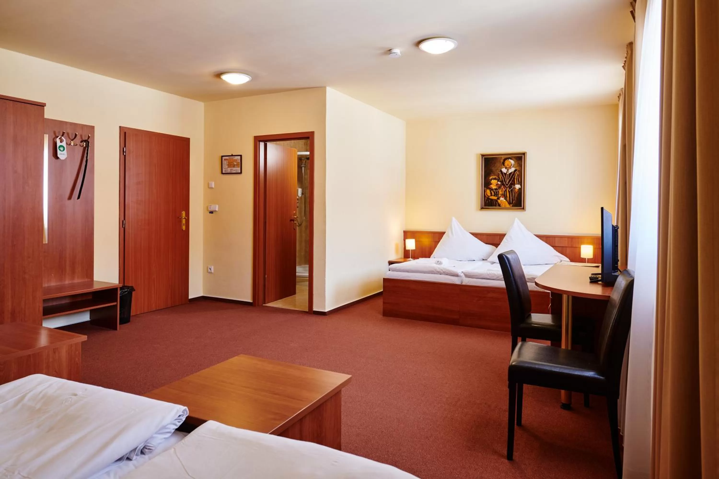 Bed in Hotel Zlatá Hvězda