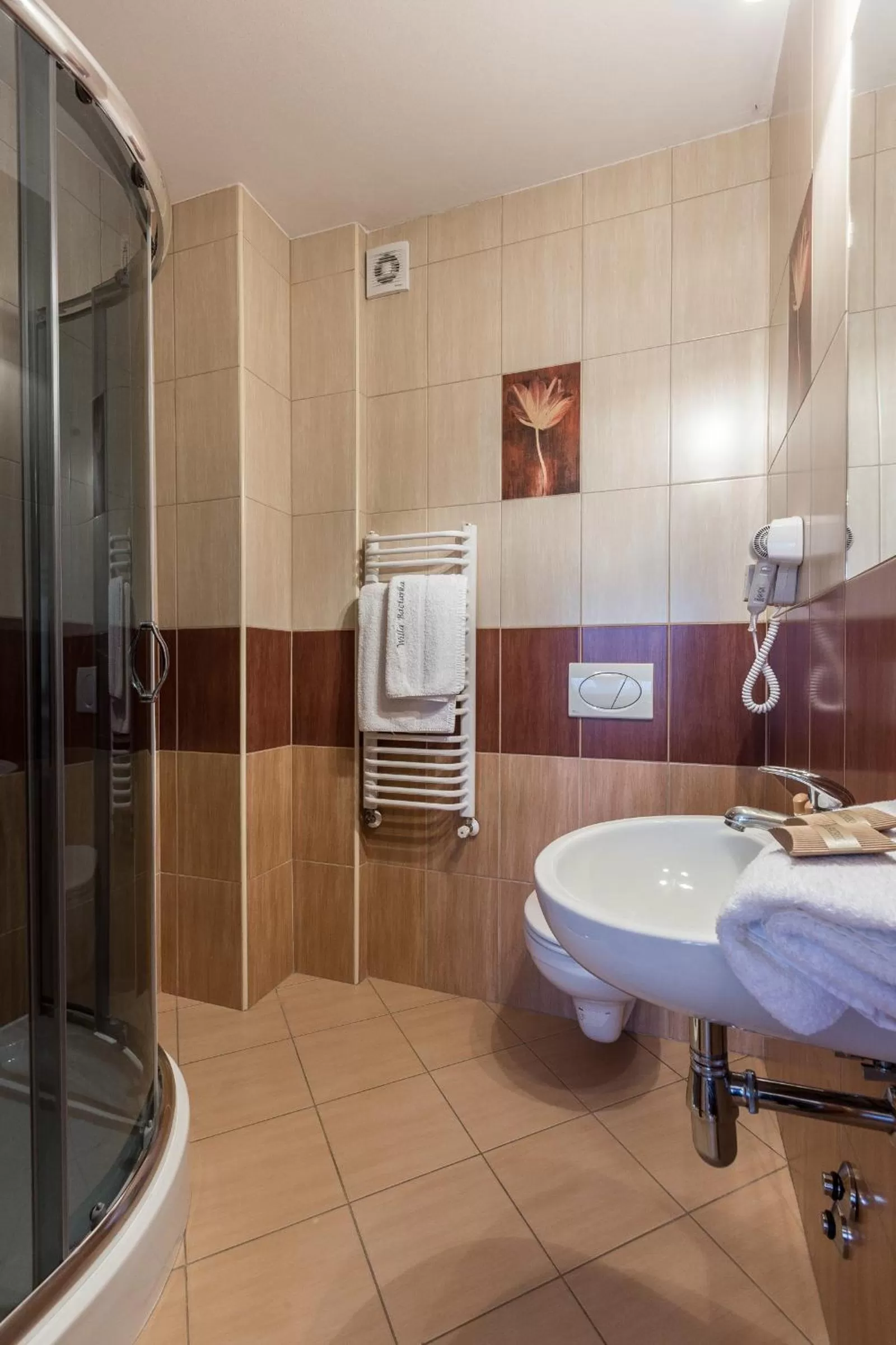 Bathroom in Willa Baciarka-basen, sauny i jacuzzi