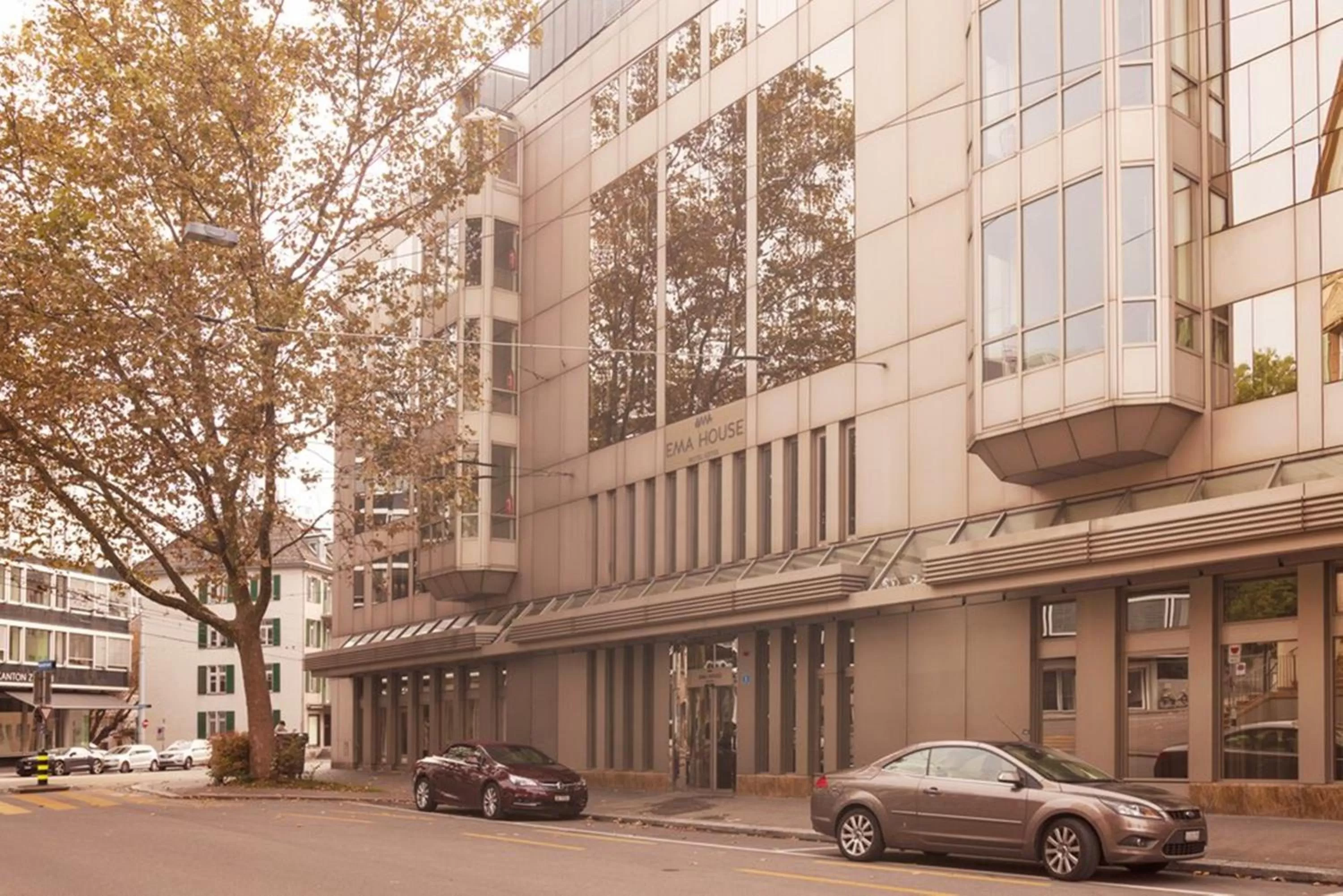 Property building in EMA House Hotel Suites