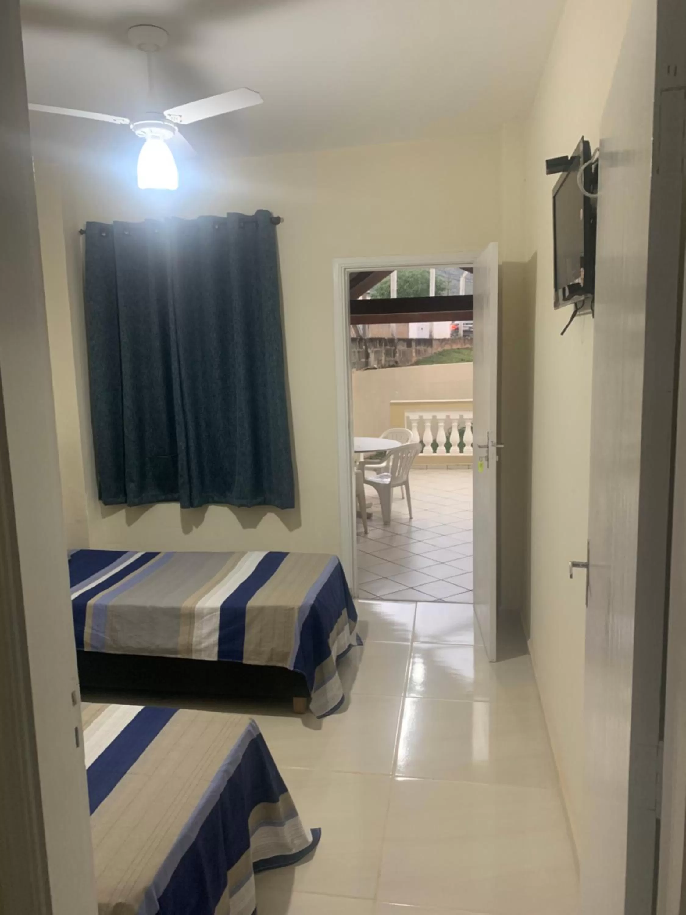 Bed in Pousada Ananda São Pedro