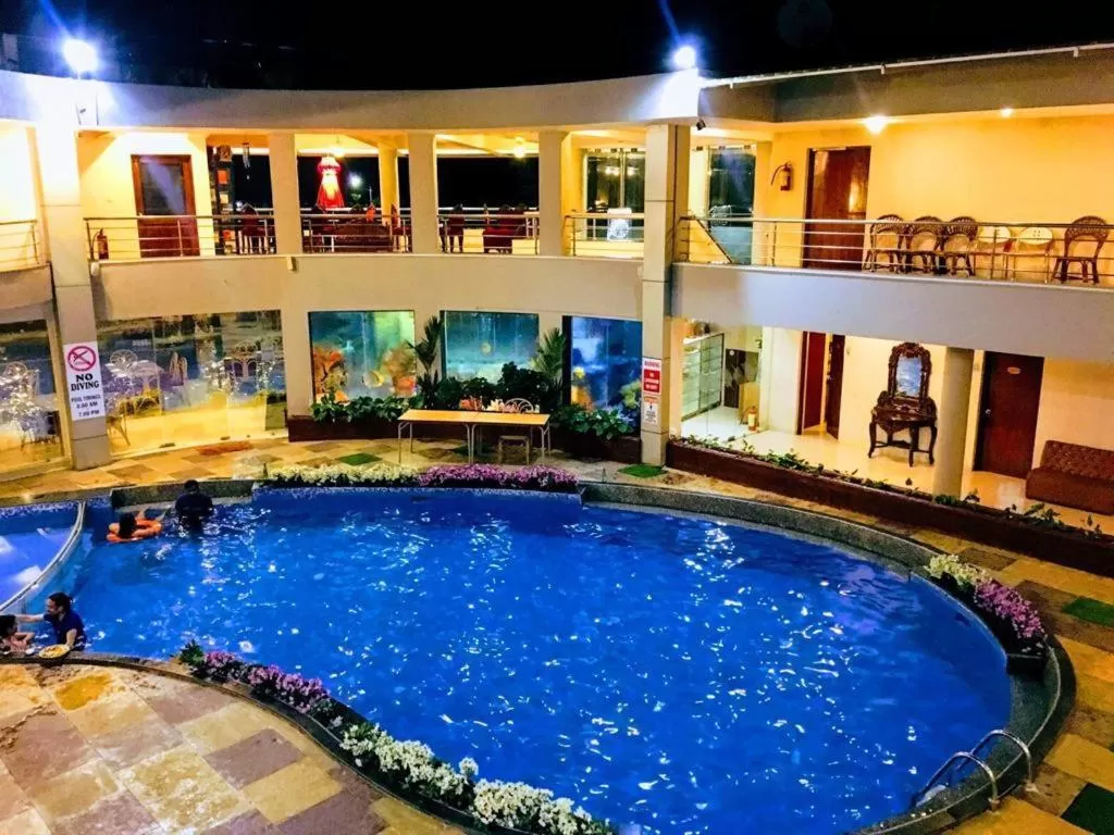 Pool view in The Center Court Resort & Spa