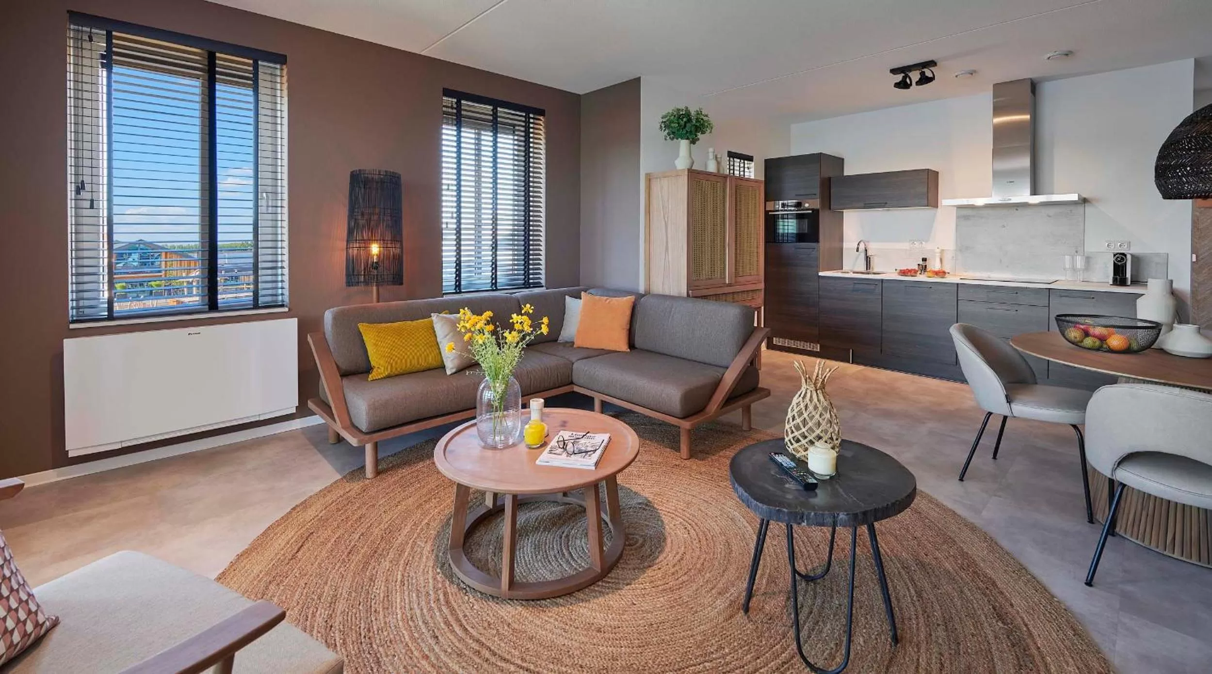 Living room in Parc Maasresidence Thorn Apartments