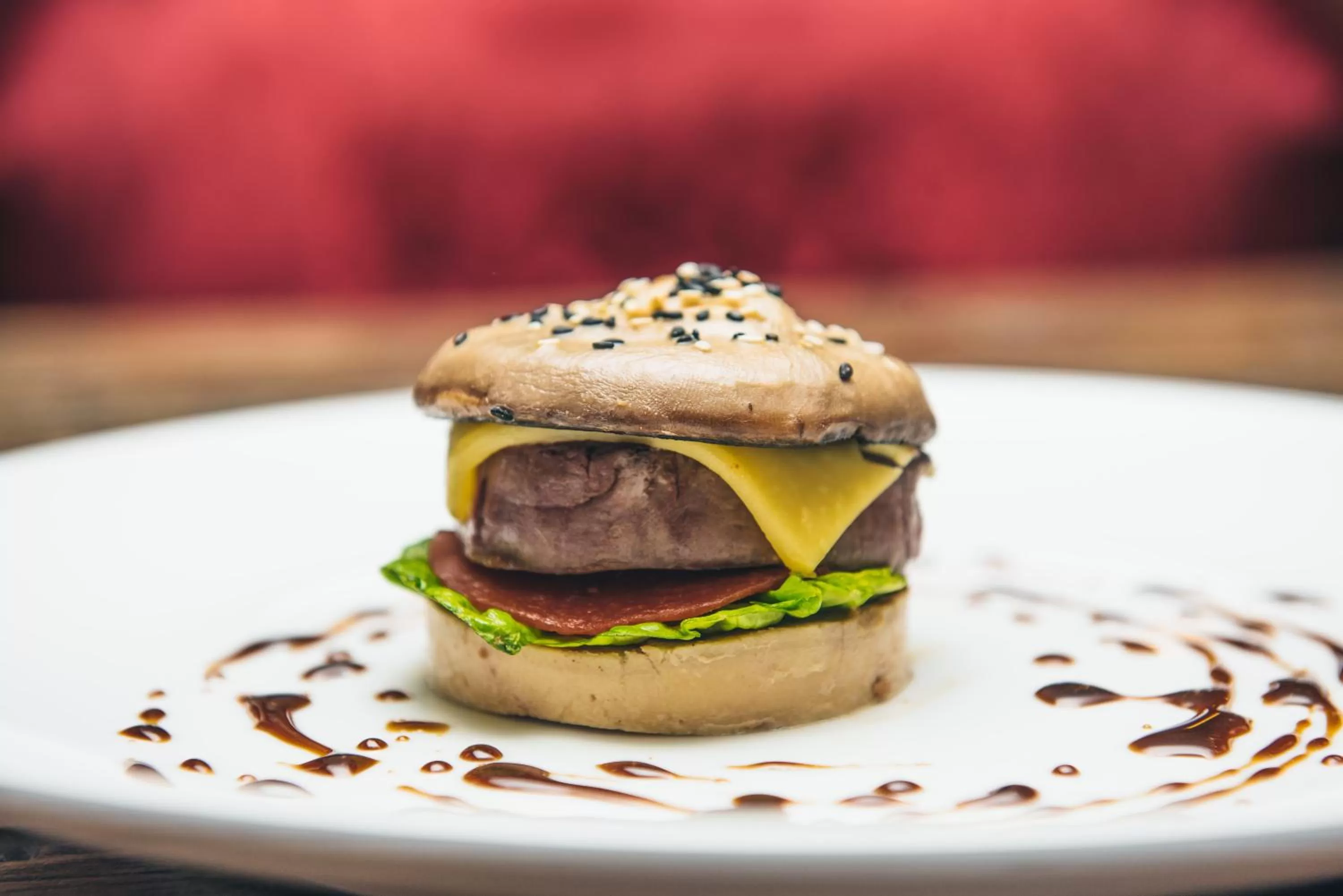 Food close-up in Karma Sanctum Soho Hotel