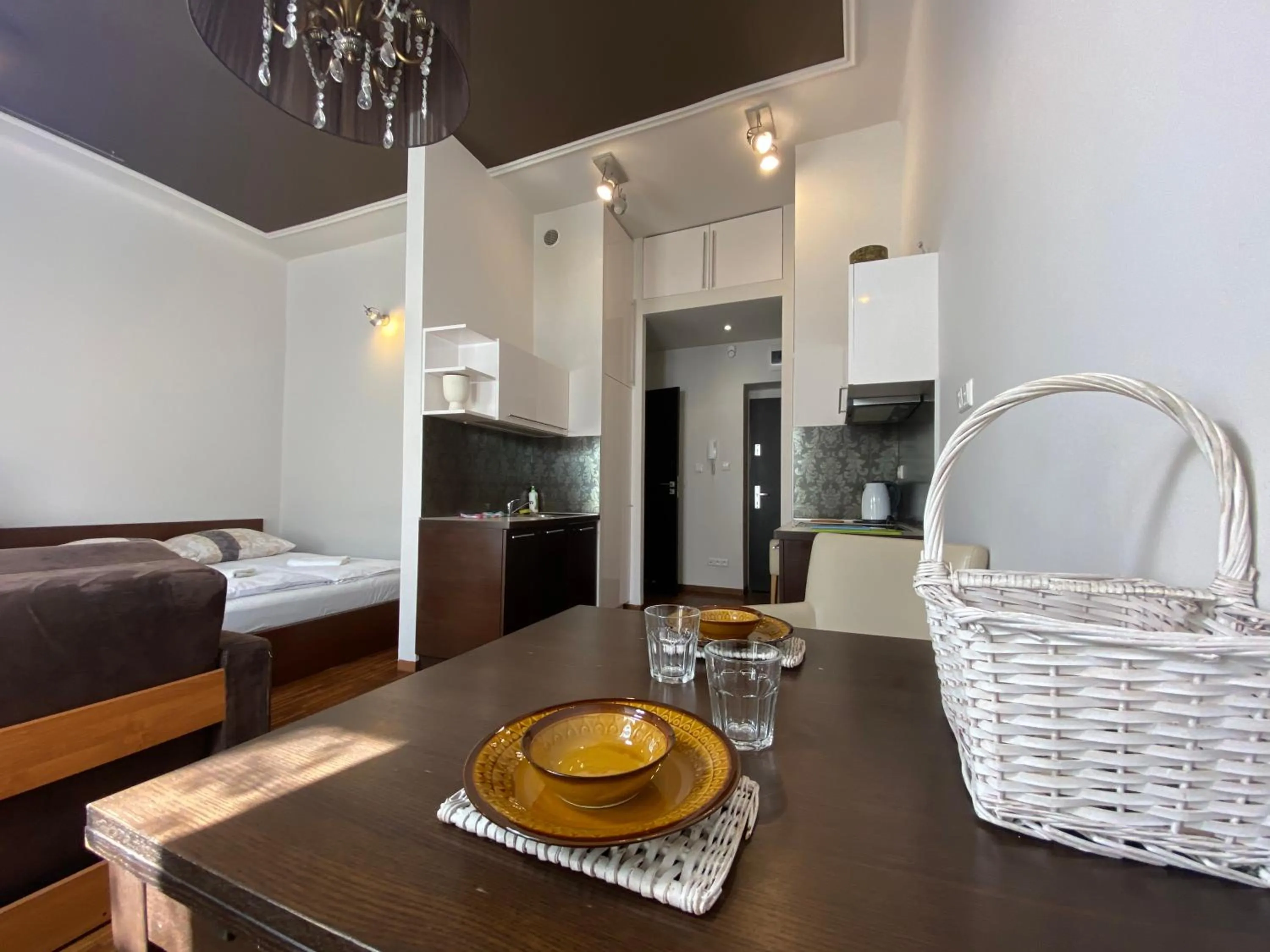 Bed in P&J Apartments Floriańska