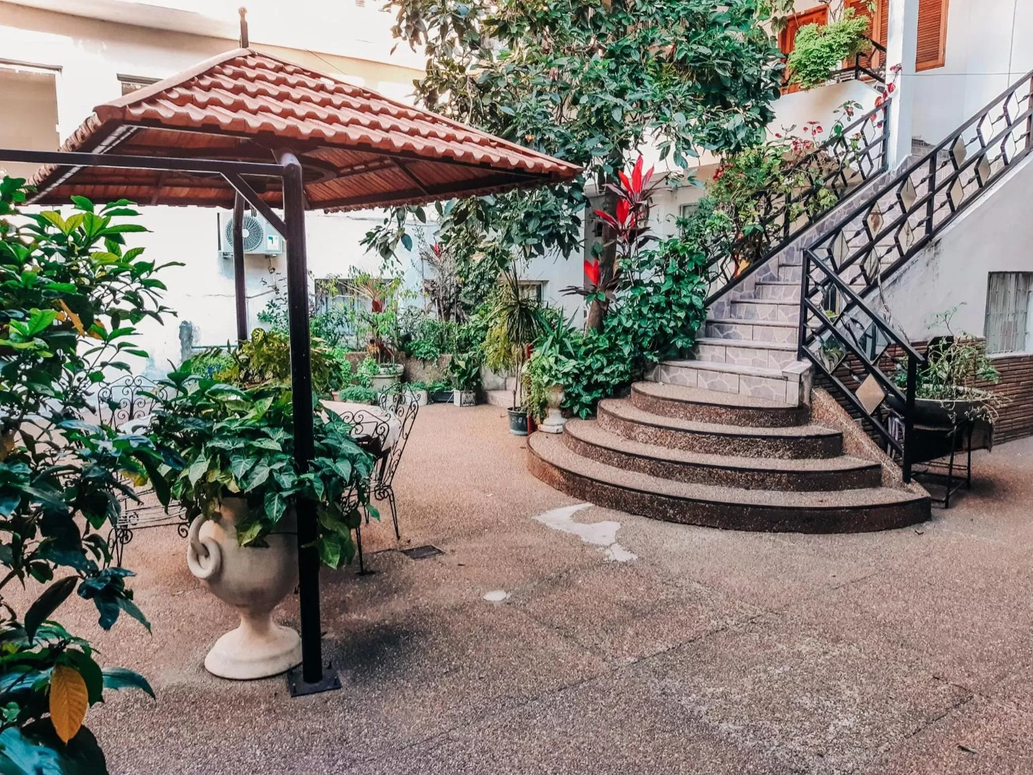 Patio in Hotel Tia