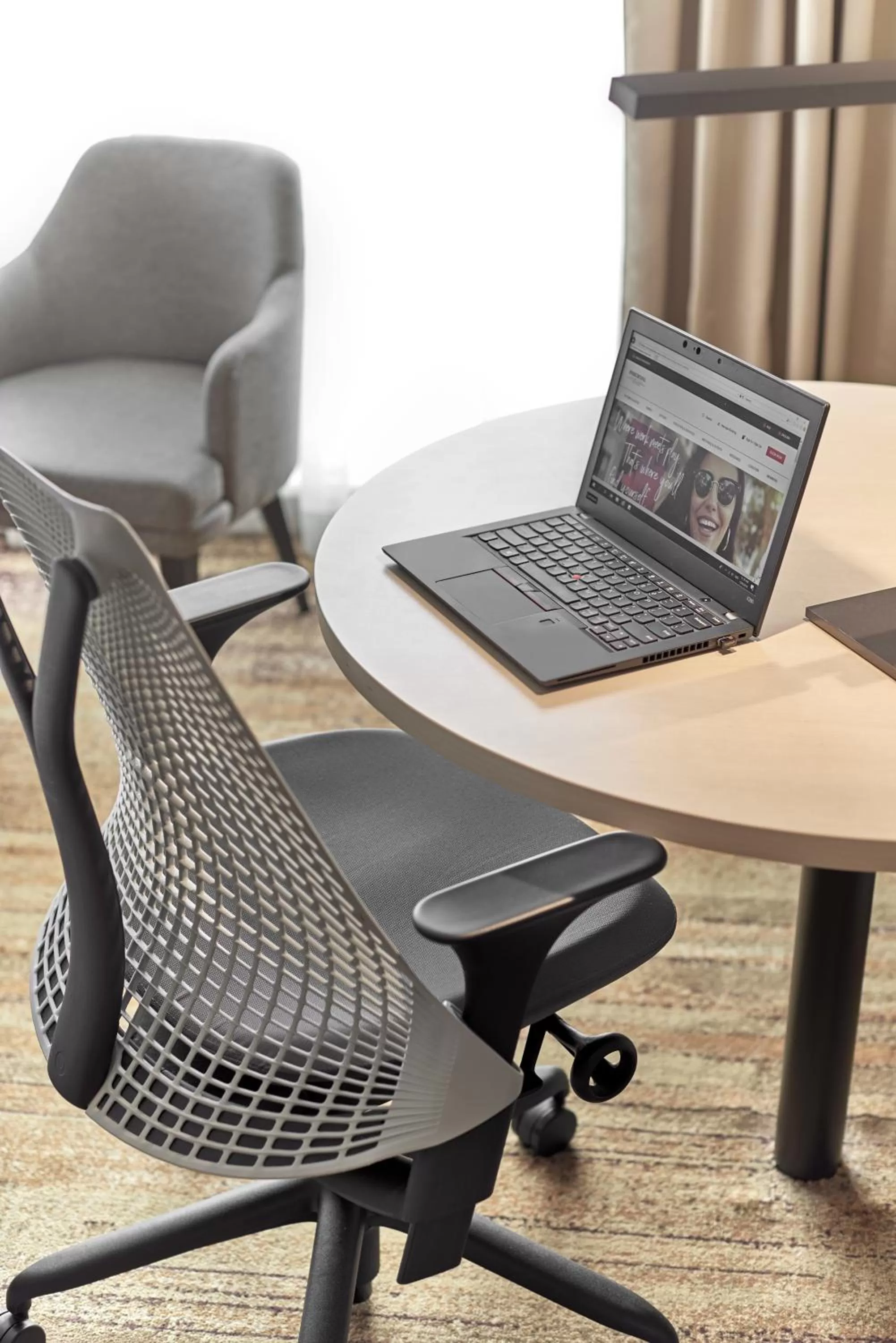 Seating area in PARKROYAL on Beach Road, Singapore