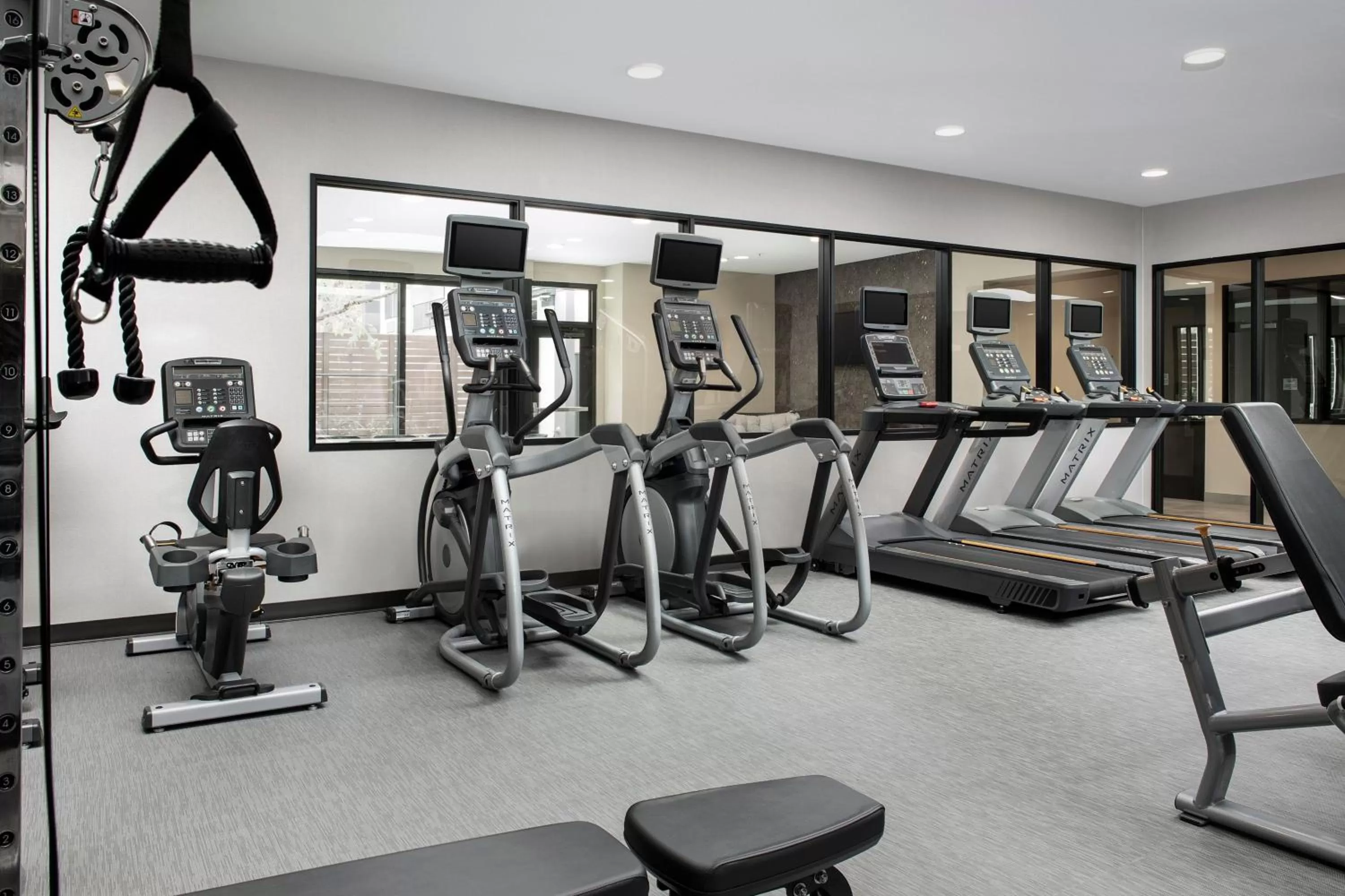 Fitness centre/facilities in Courtyard by Marriott Portland Tigard
