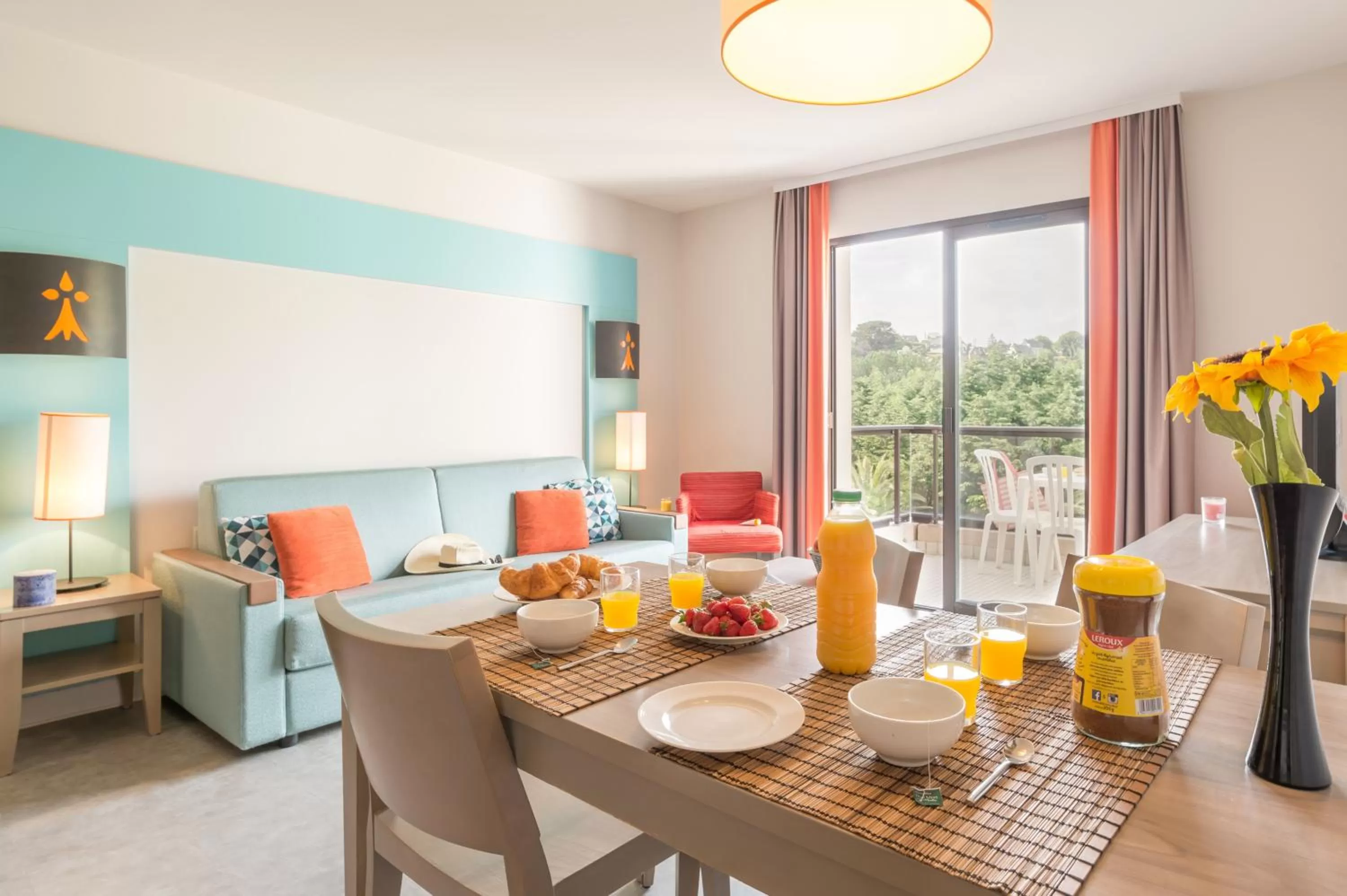 Living room in Résidence Pierre & Vacances L'Archipel