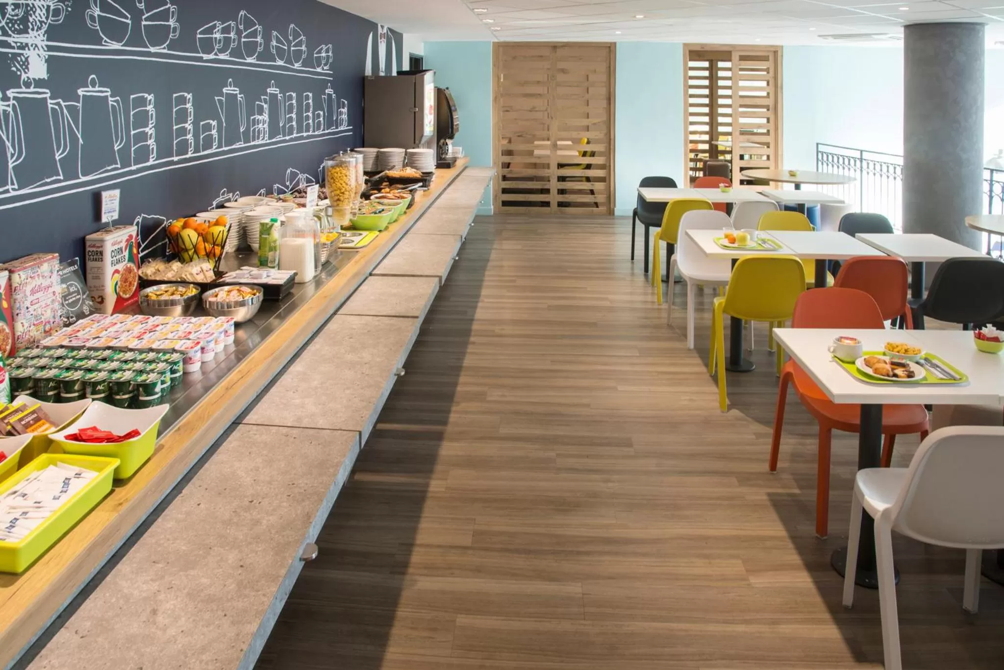 Breakfast in ibis budget Nice Californie Lenval