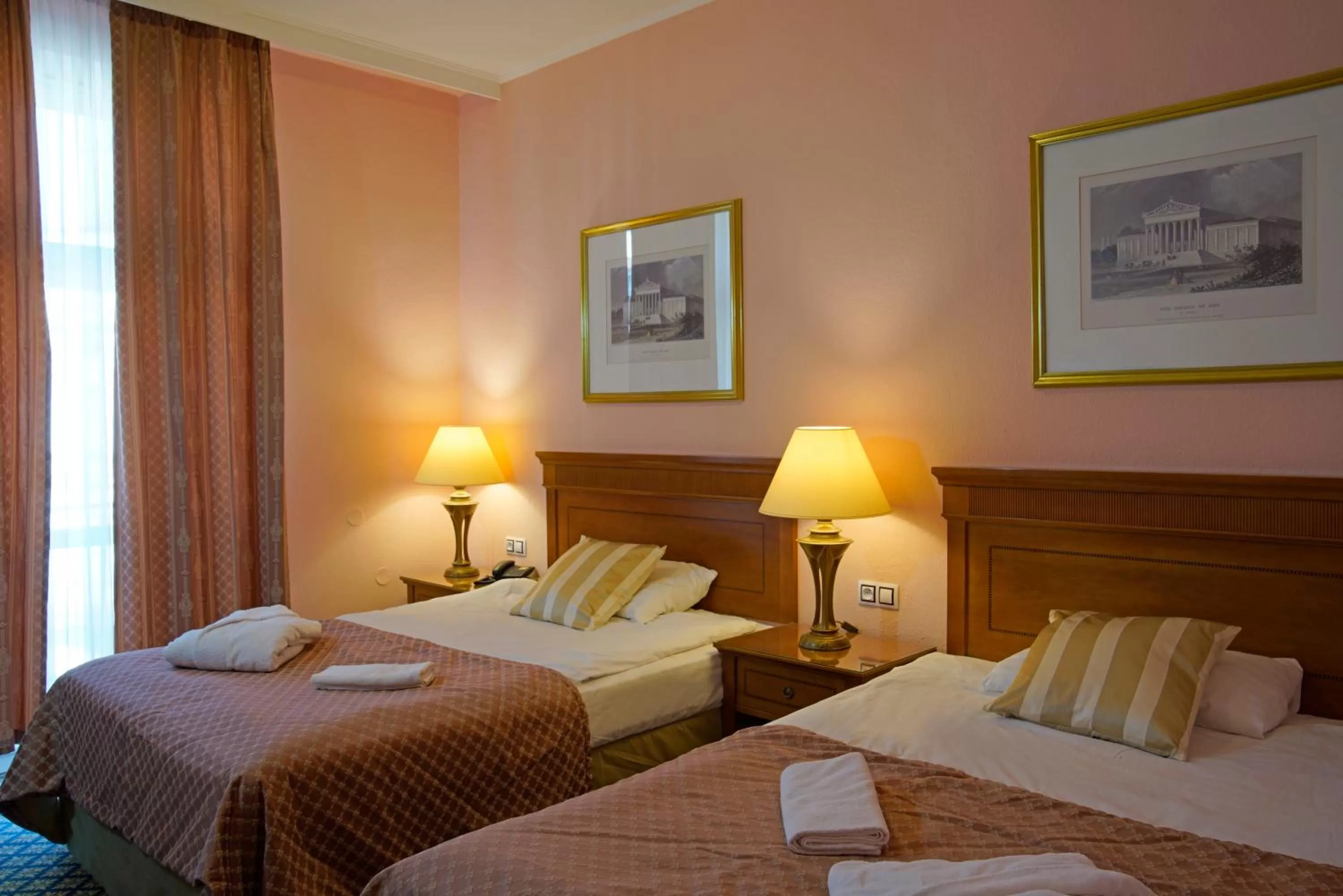 Bed in Hotel Villa Lauretta