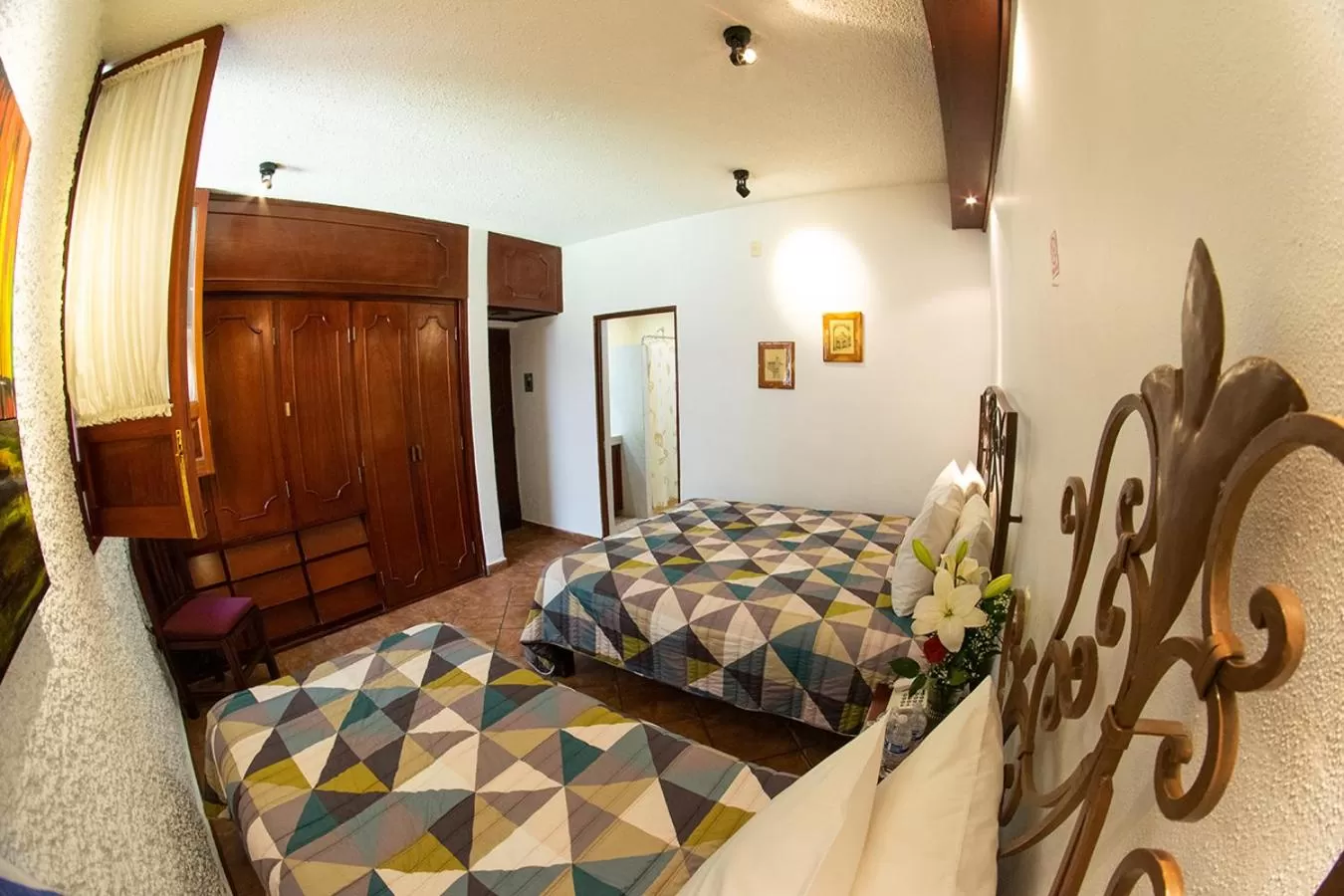 Bed in Hotel Mesón de los Remedios