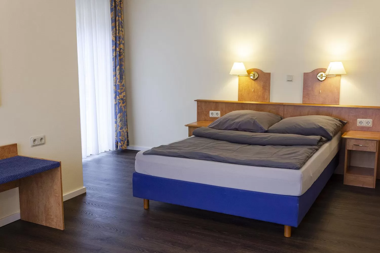 Bed in Hotel Restaurant Waldlust