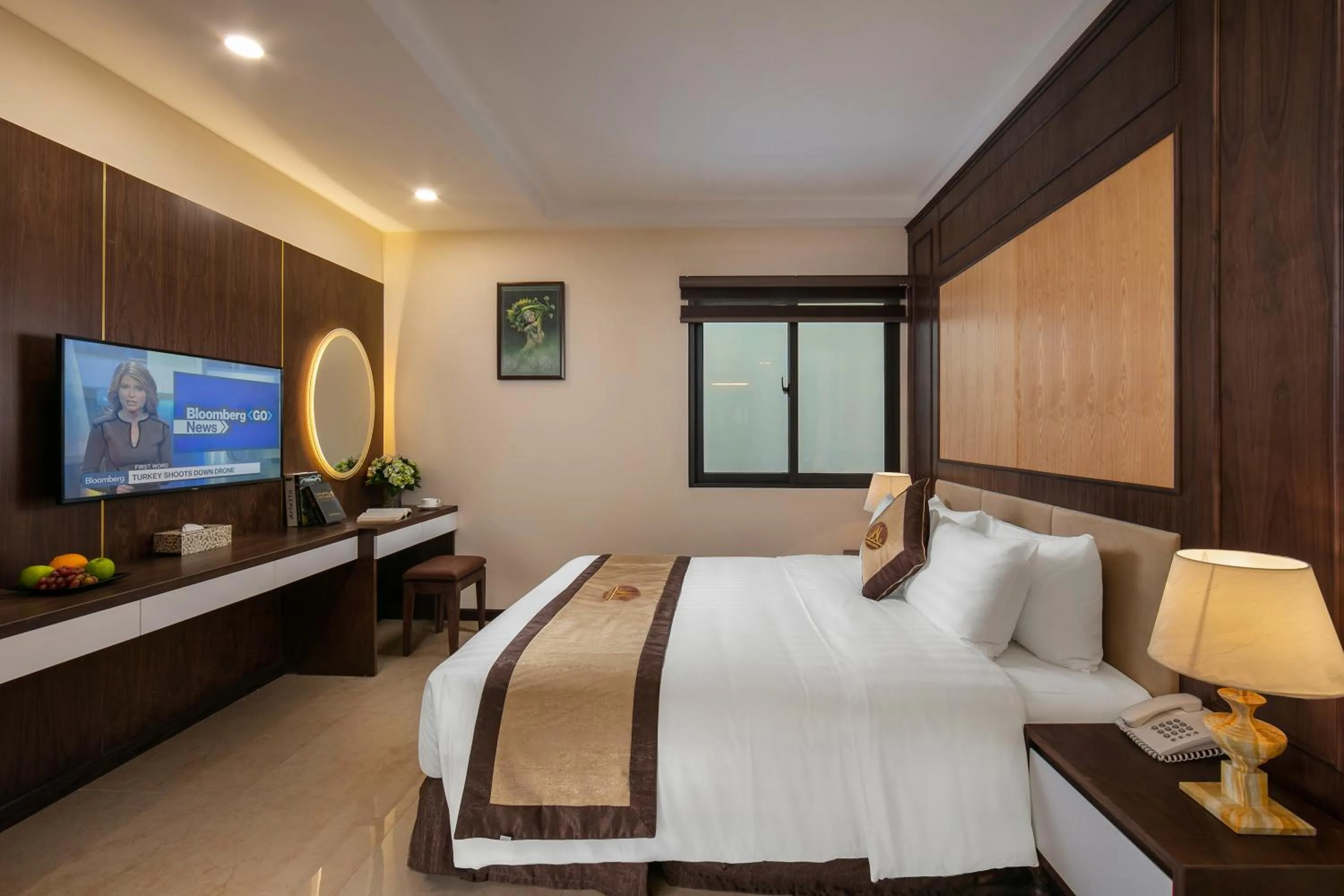 TV and multimedia, Bed in Marina Hotel Ha Noi
