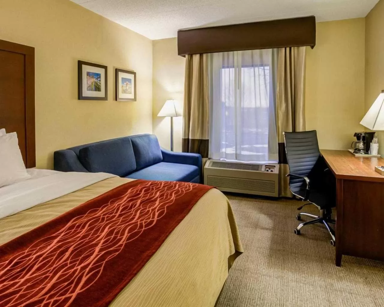 Bed in Comfort Inn Lexington I-75