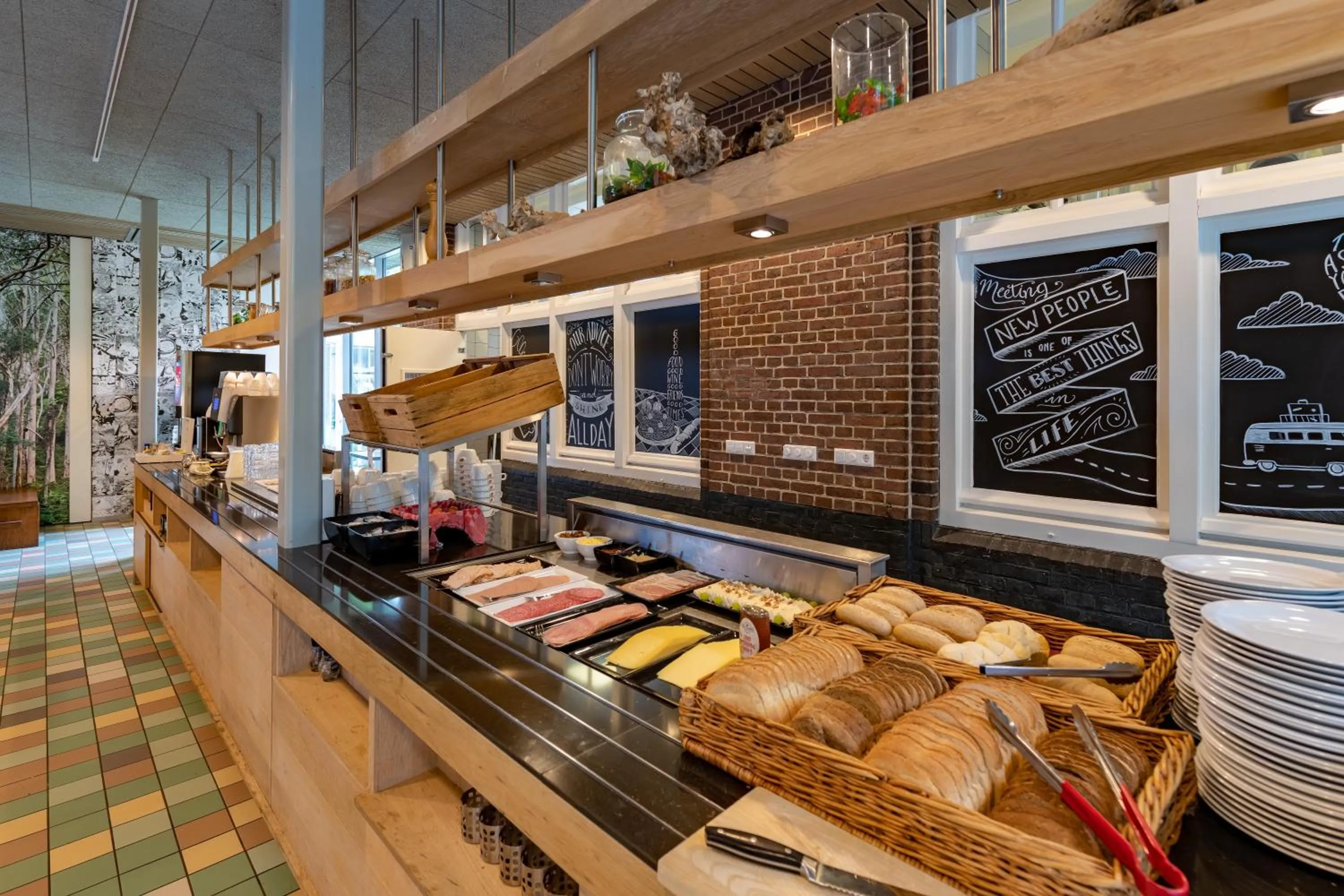 Buffet breakfast in Stayokay Hostel Soest