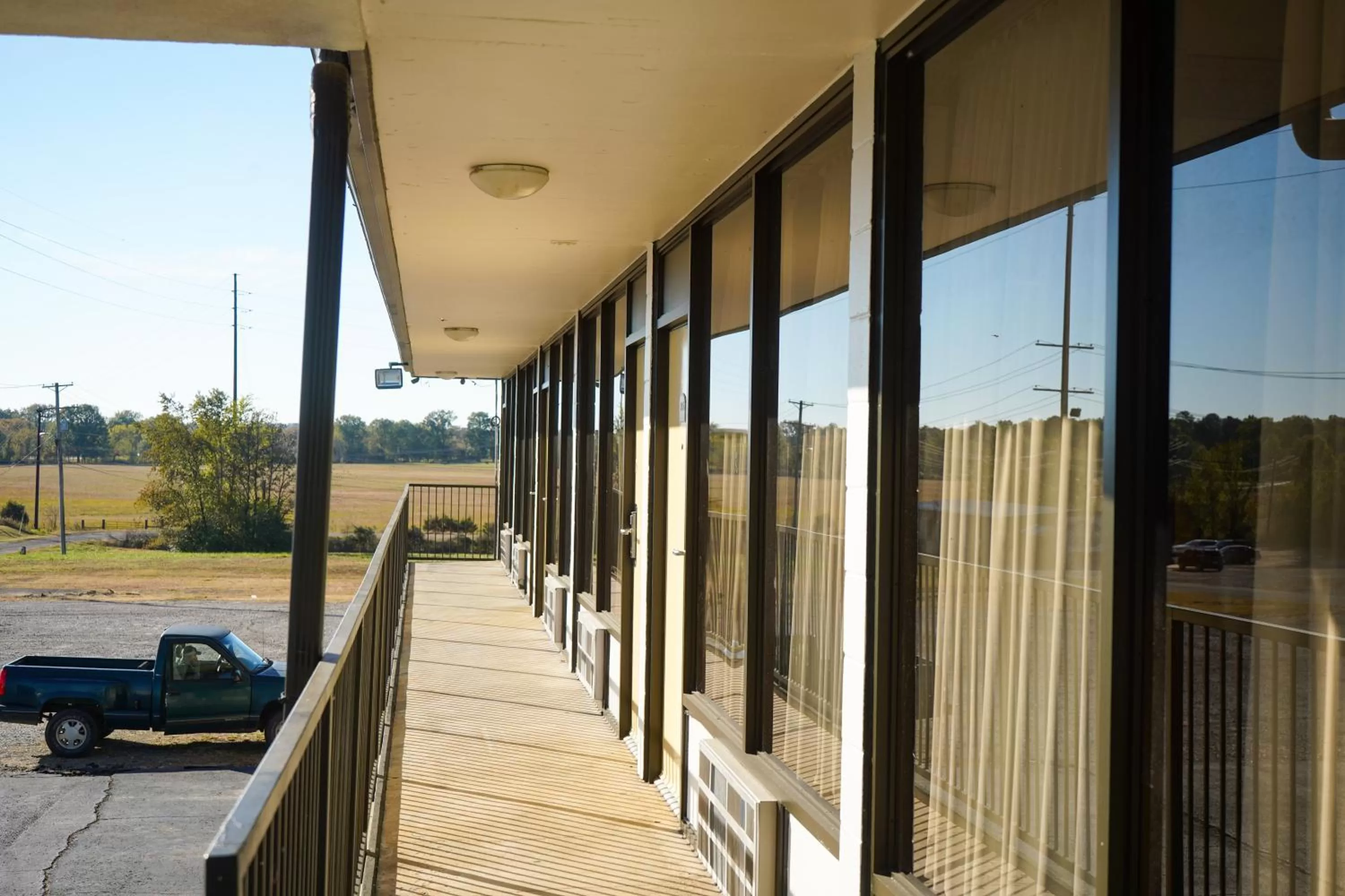 Property building in Sunset Inn Clarksville