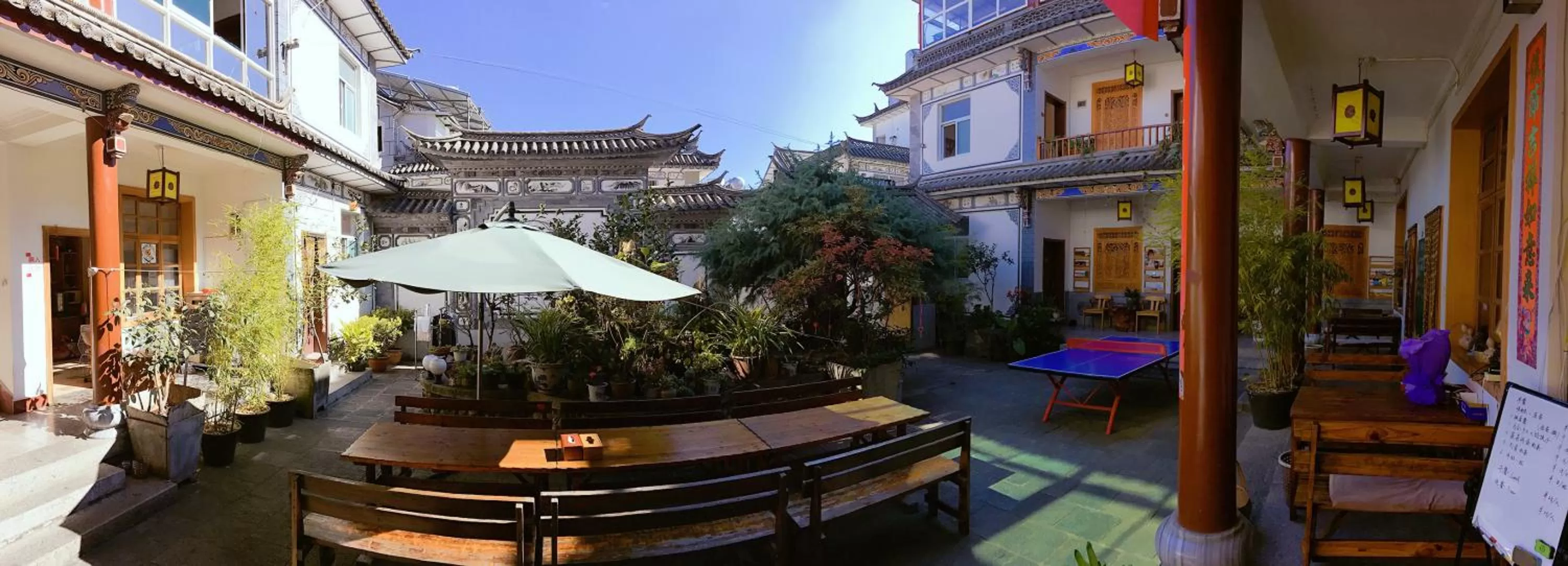 Garden in The Lily Pad Inn