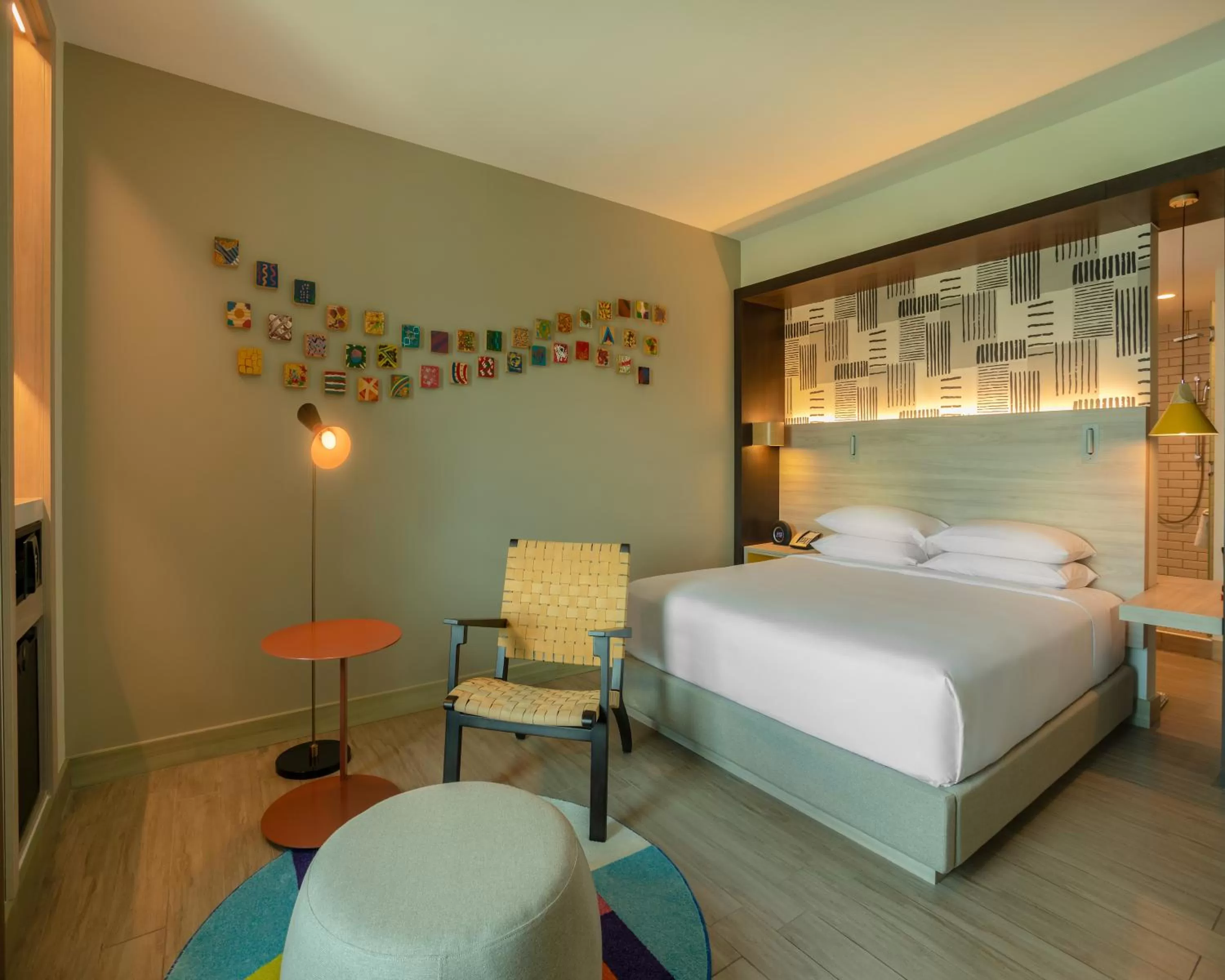 Decorative detail, Bed in Hyatt Centric San Salvador