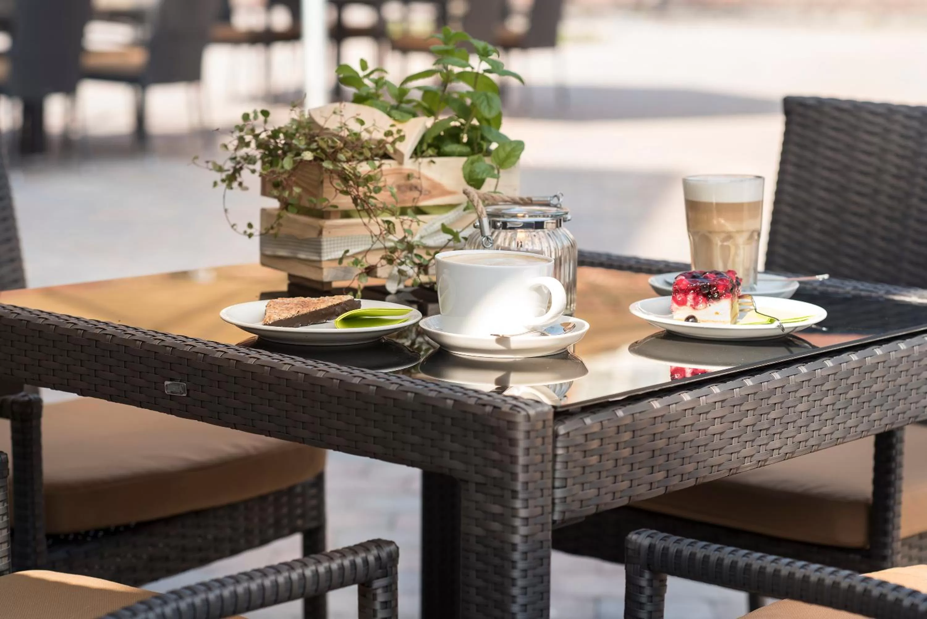 Balcony/Terrace in Alexianer Hotel am Wasserturm
