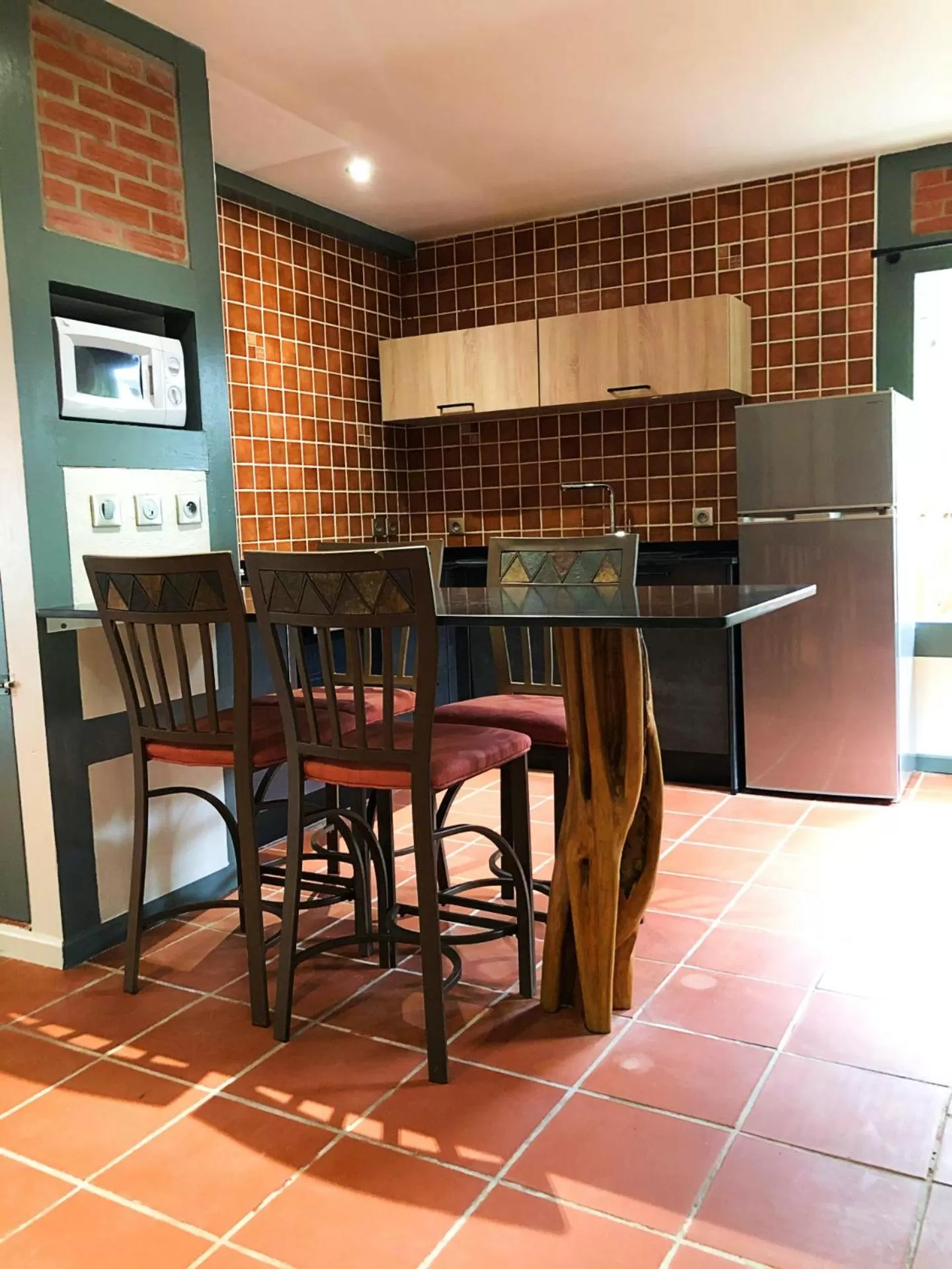 Kitchen or kitchenette in Eclipse Belle Etoile Appart'hôtel