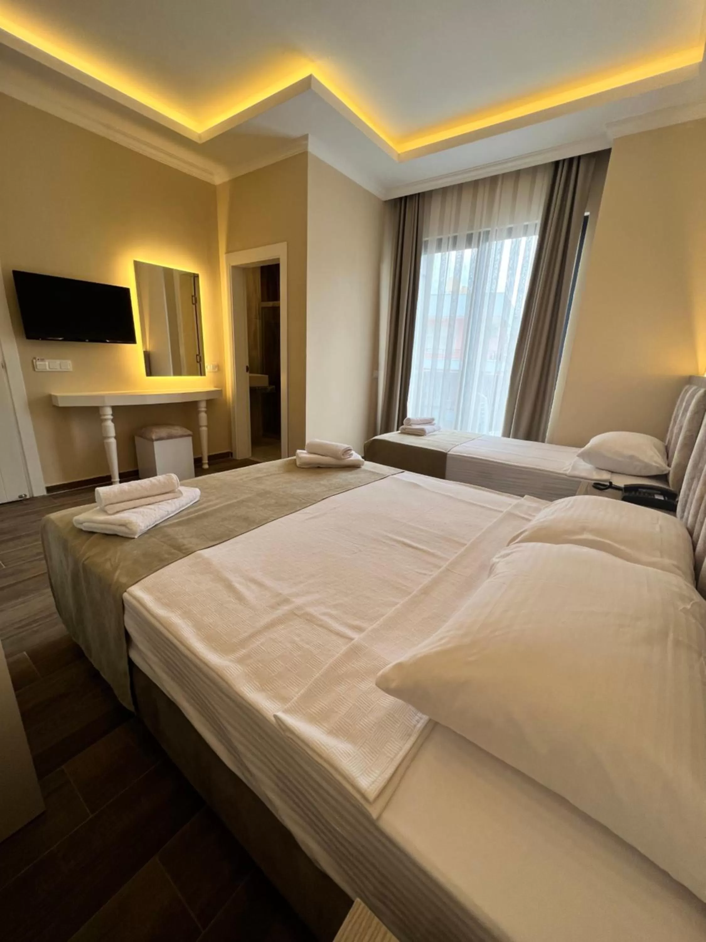 Bed in Ozcan Hotel