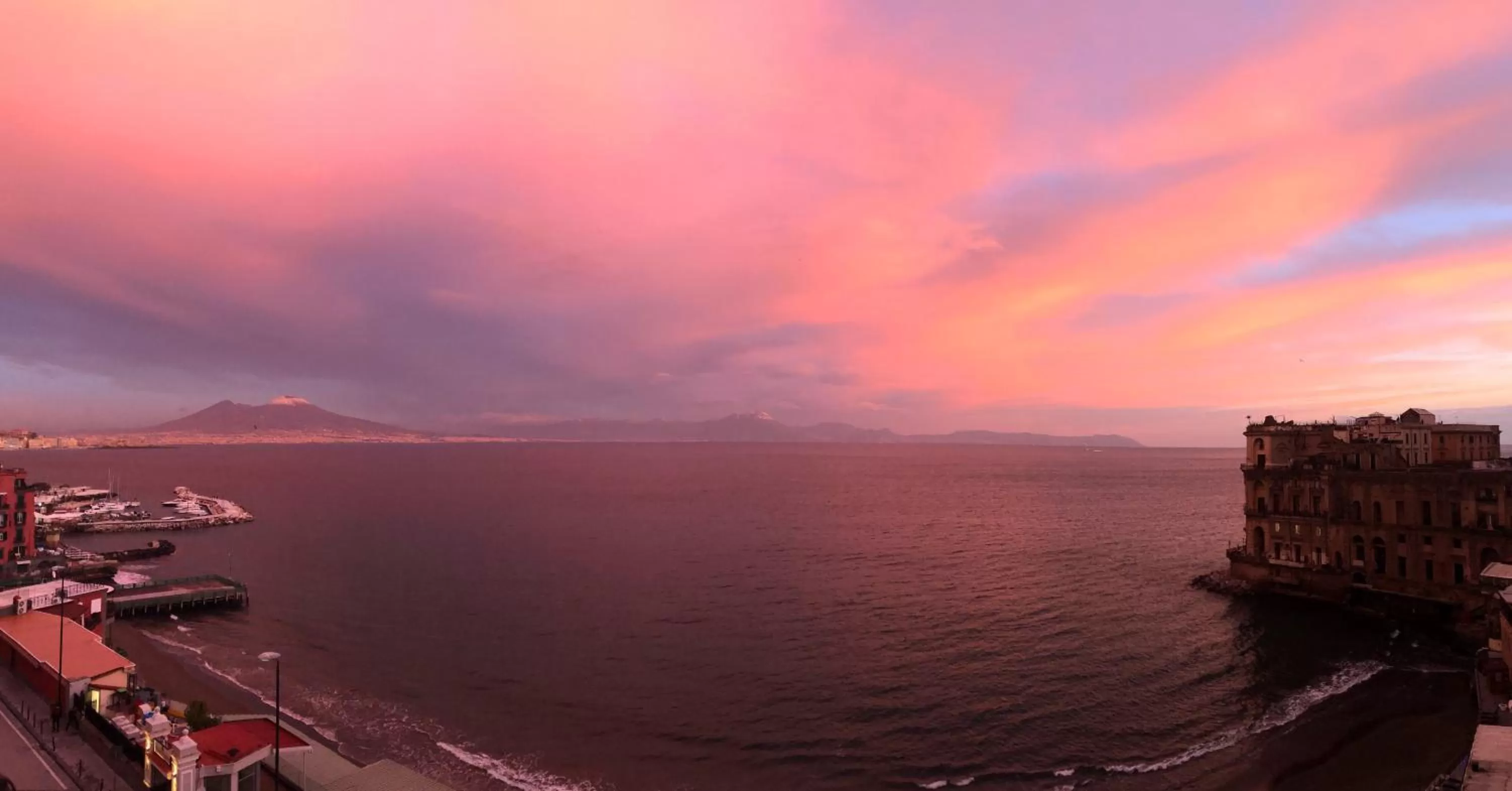 Sunset in B&B Vista Mare