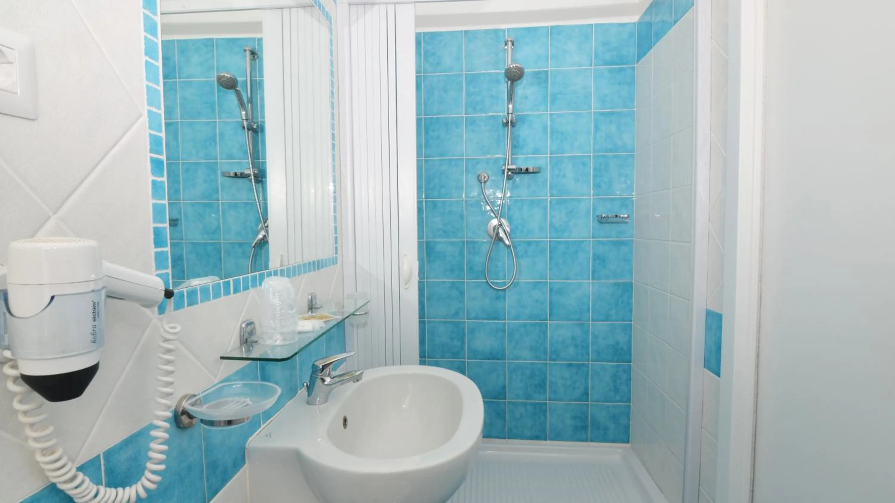 Shower in Hotel Calanca