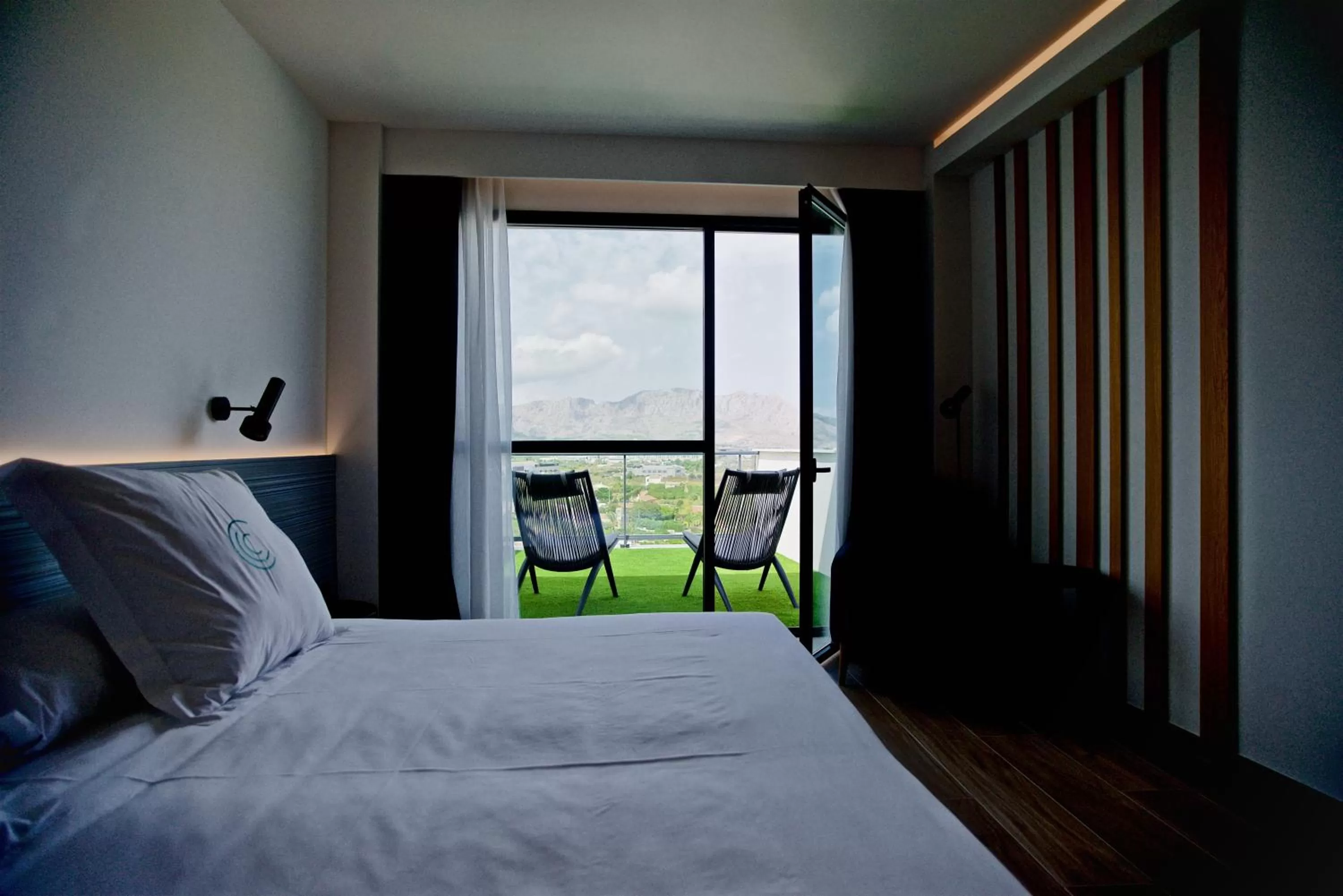 View (from property/room), Bed in Syncrosfera Fitness & Spa Health Hotel Boutique