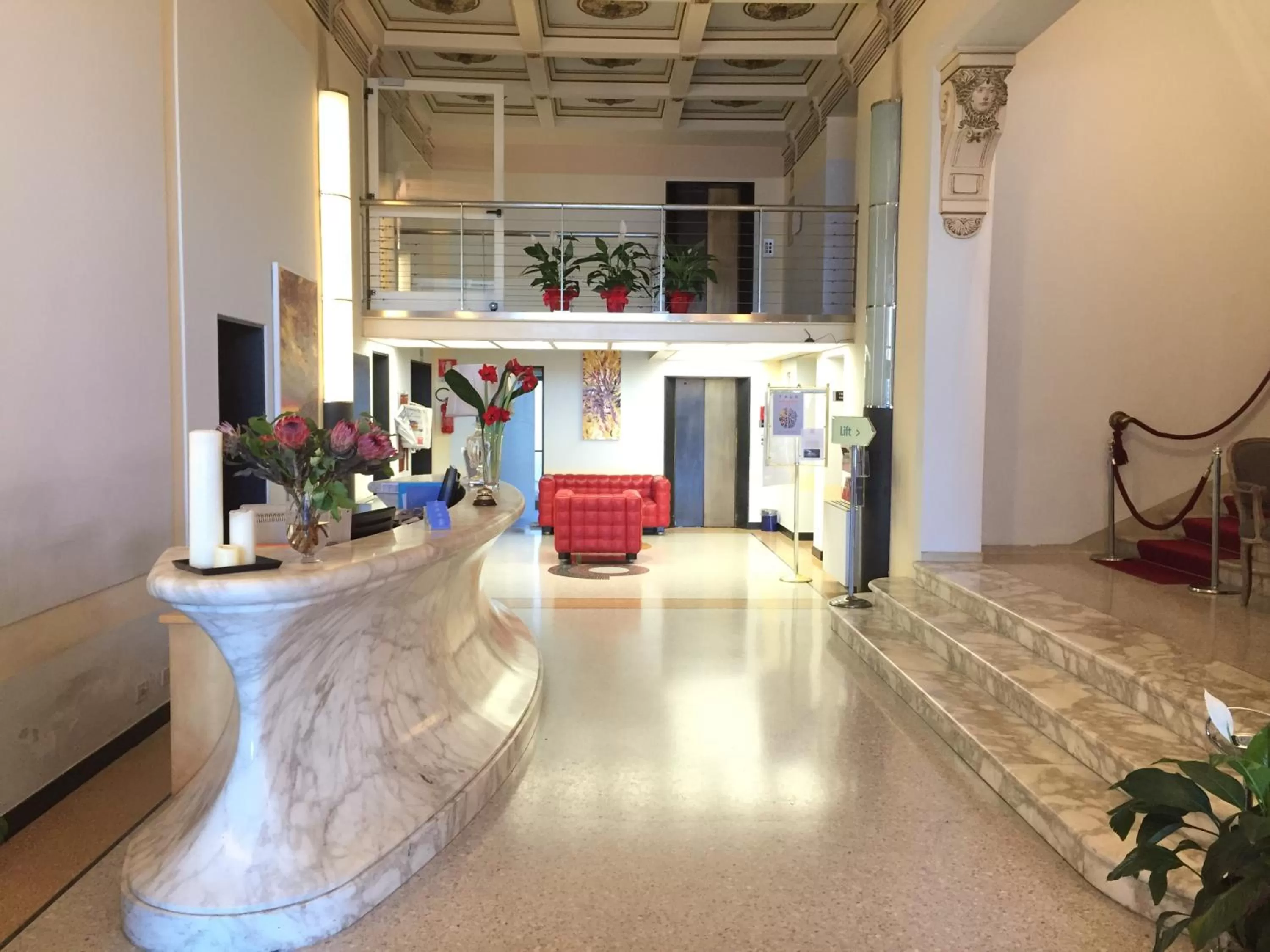 Lobby or reception in Hotel Grand'Italia