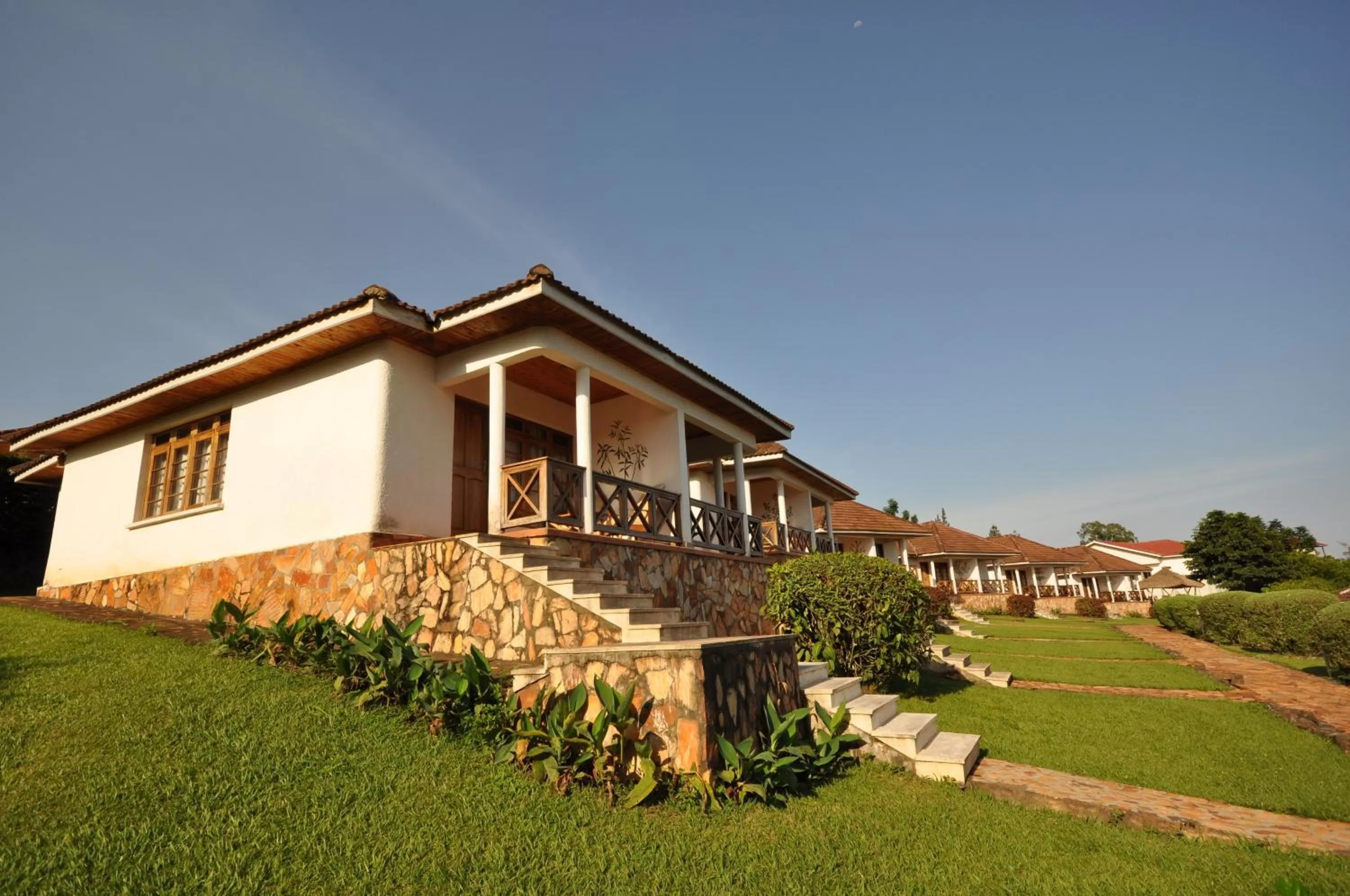 Facade/entrance in Jinja Nile Resort