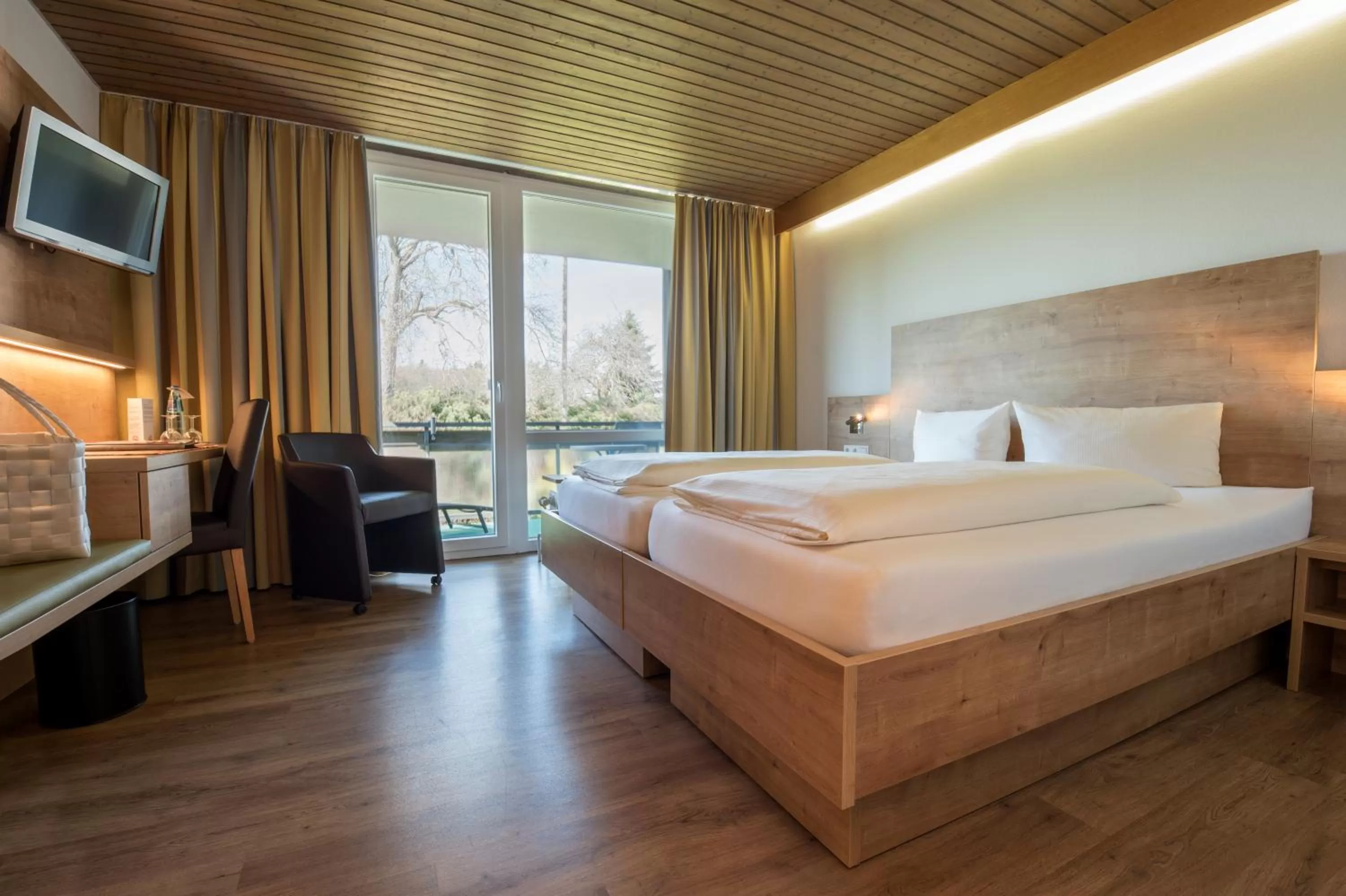 Bed in Wellnesshotel Sonnenhof & Sonnhalde