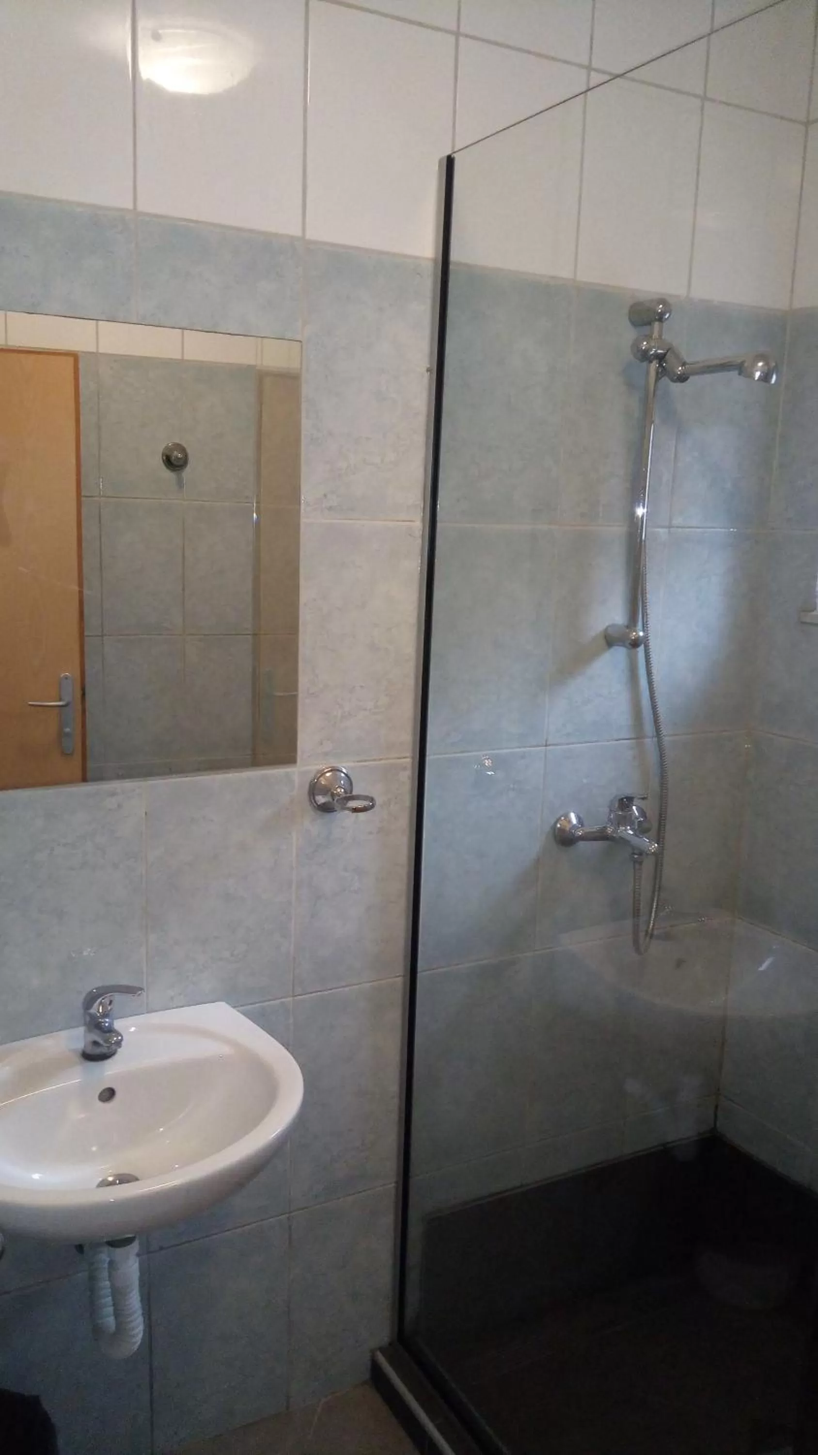 Shower, Bathroom in Hotel & Rooms Lombrelle