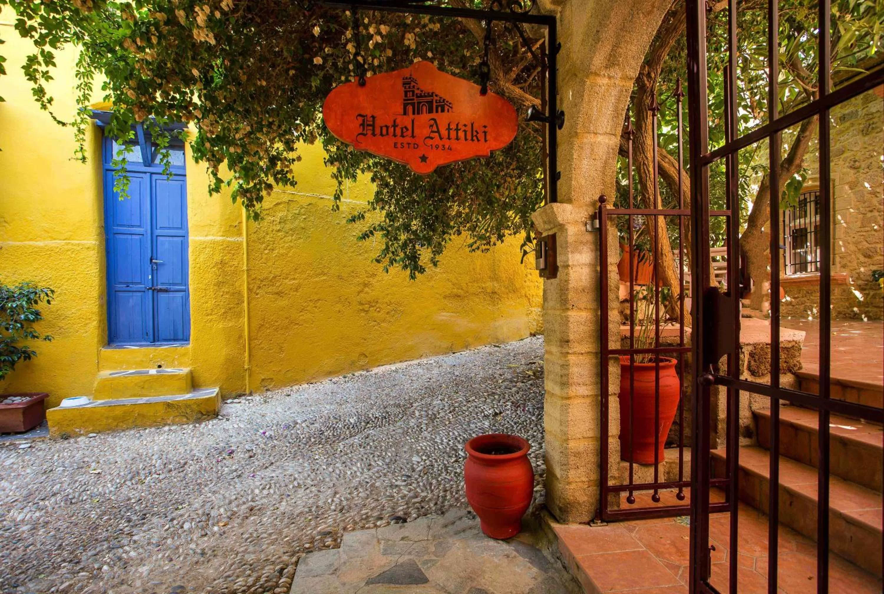 Property logo or sign in Attiki Hotel