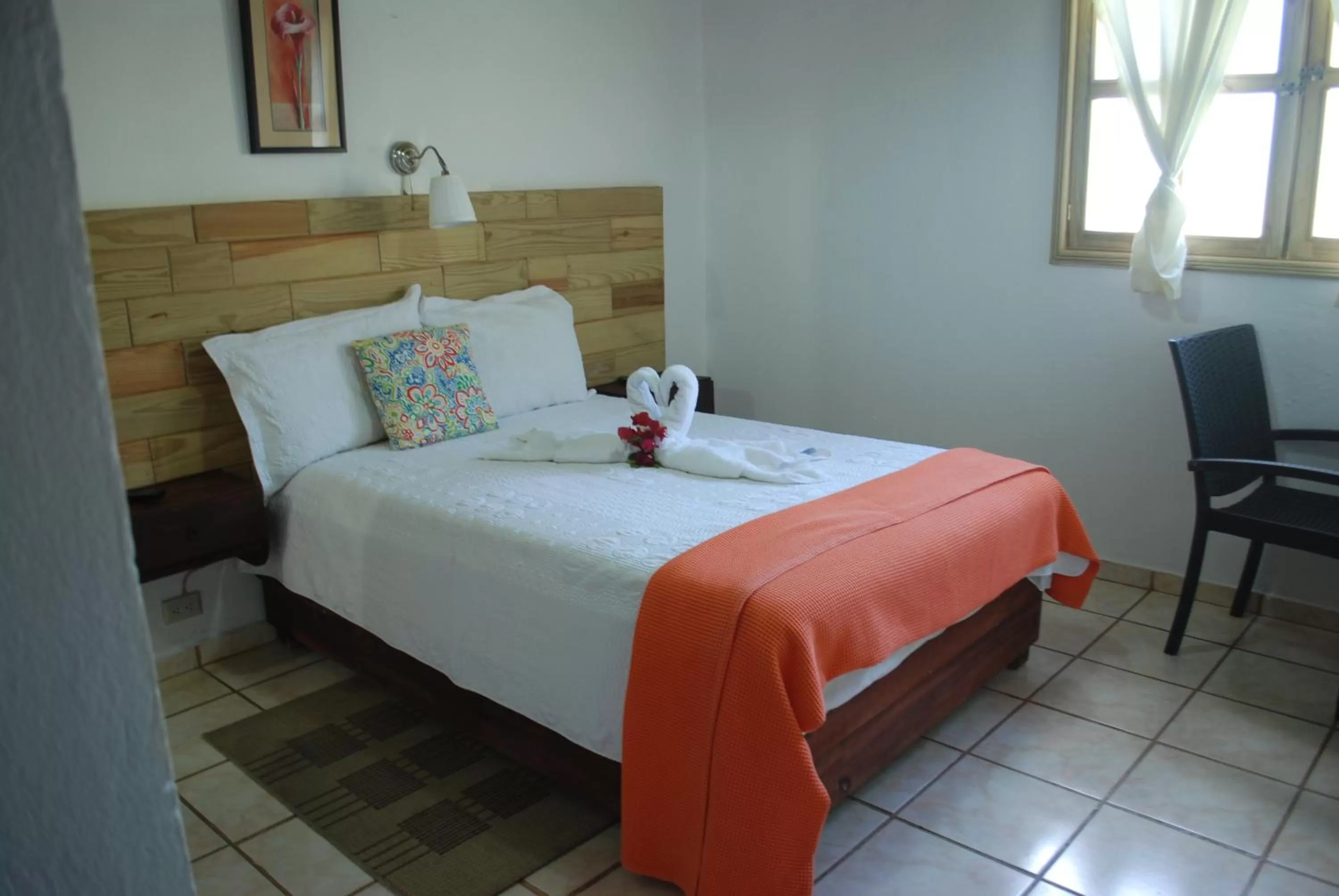 Bed in Hotel Rancho Constanza & Cabañas de la Montaña