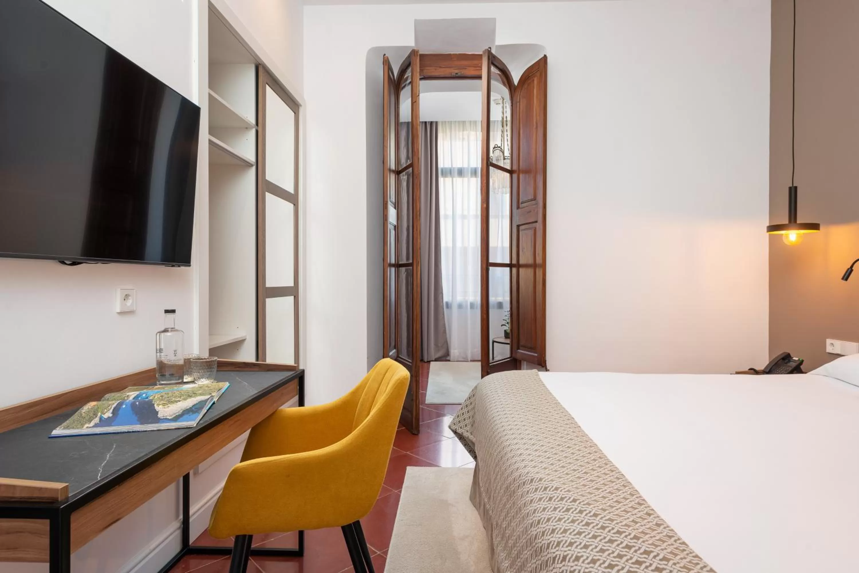 Bedroom, Bed in Hotel Can Quetglas