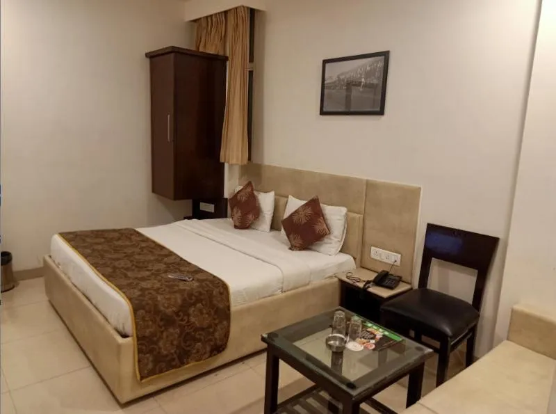 Bed in Hotel Shree Palace