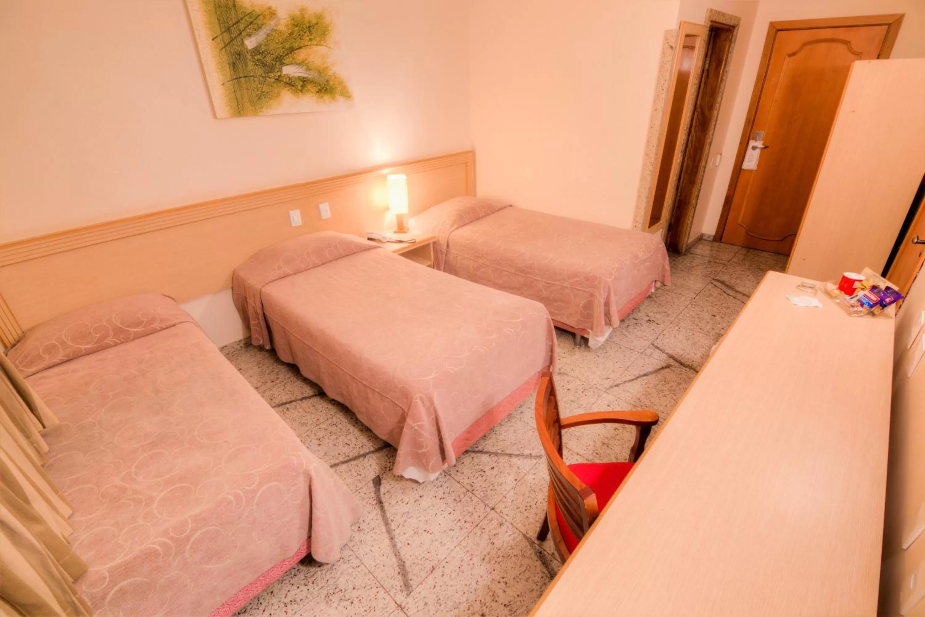 Bed in Hotel Golden Park Uberaba By Nacional Inn