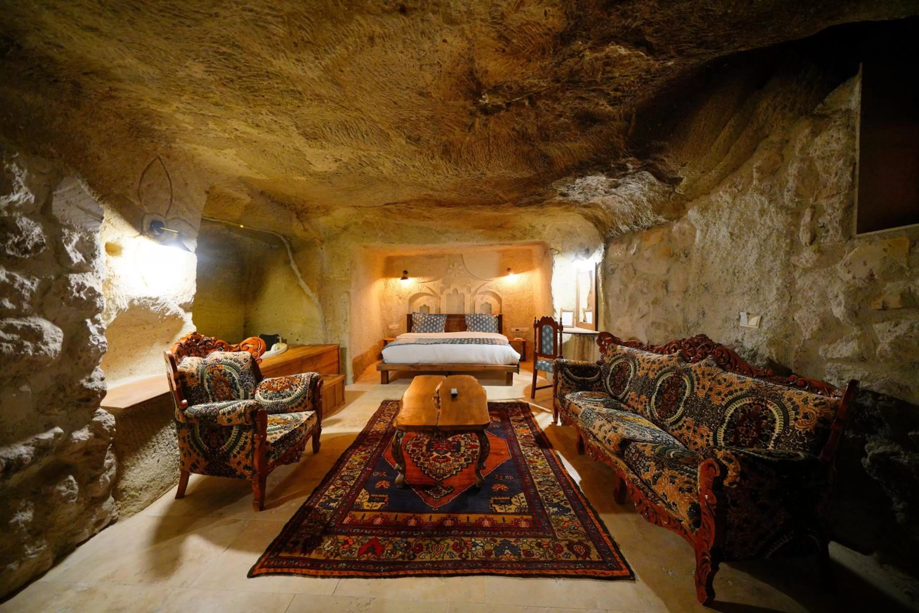 Photo of the whole room, Bed in Cappadocia Nar Cave House & Swimming Pool