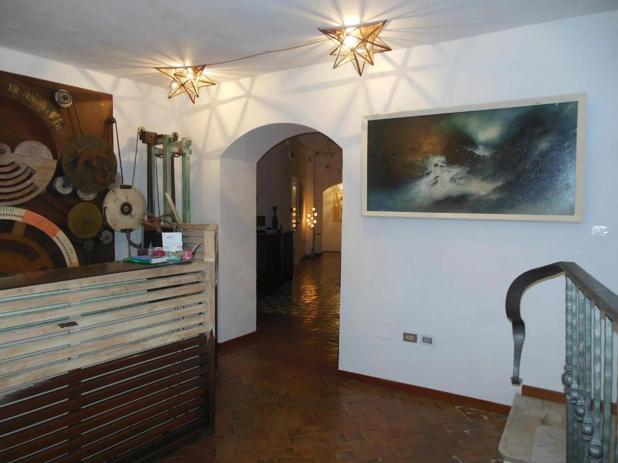 Lobby or reception in La Locanda Delle Donne Monache