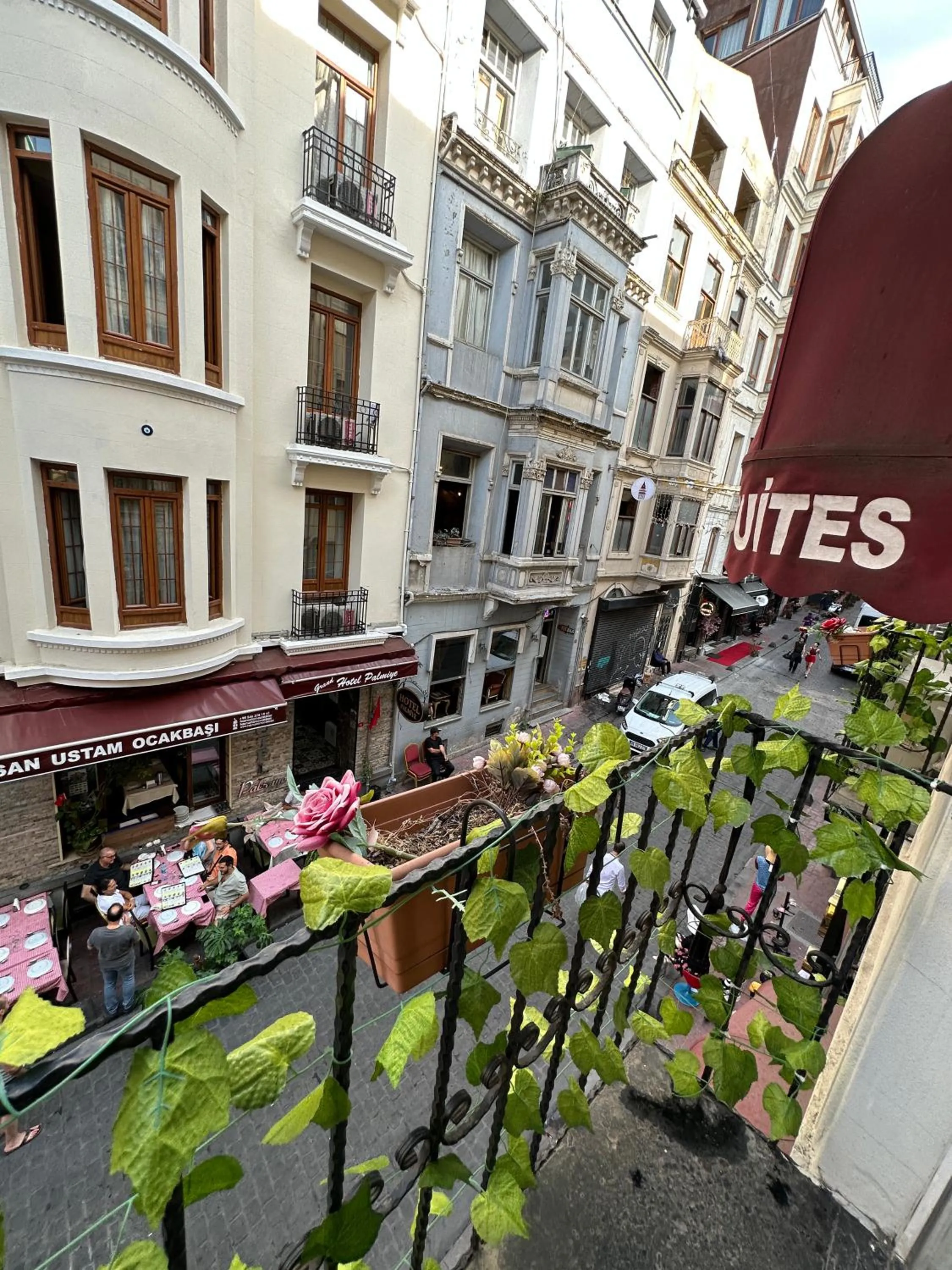 Street view in Taksim Istiklal Suites